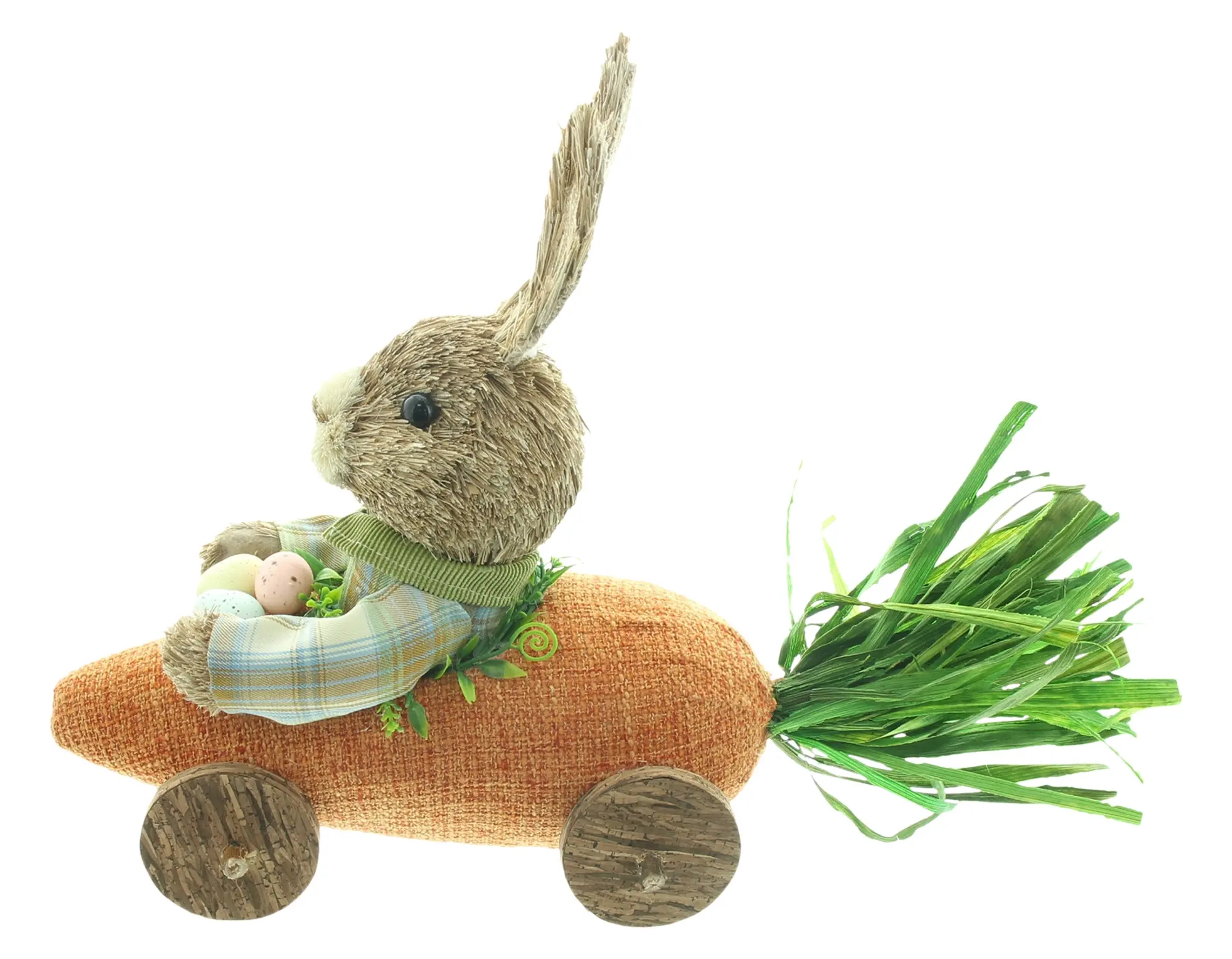 Acheter Figurine lapin"Car-ott"  dans la boutique en ligne de Frank Flechtwaren pour Lapin &amp; co