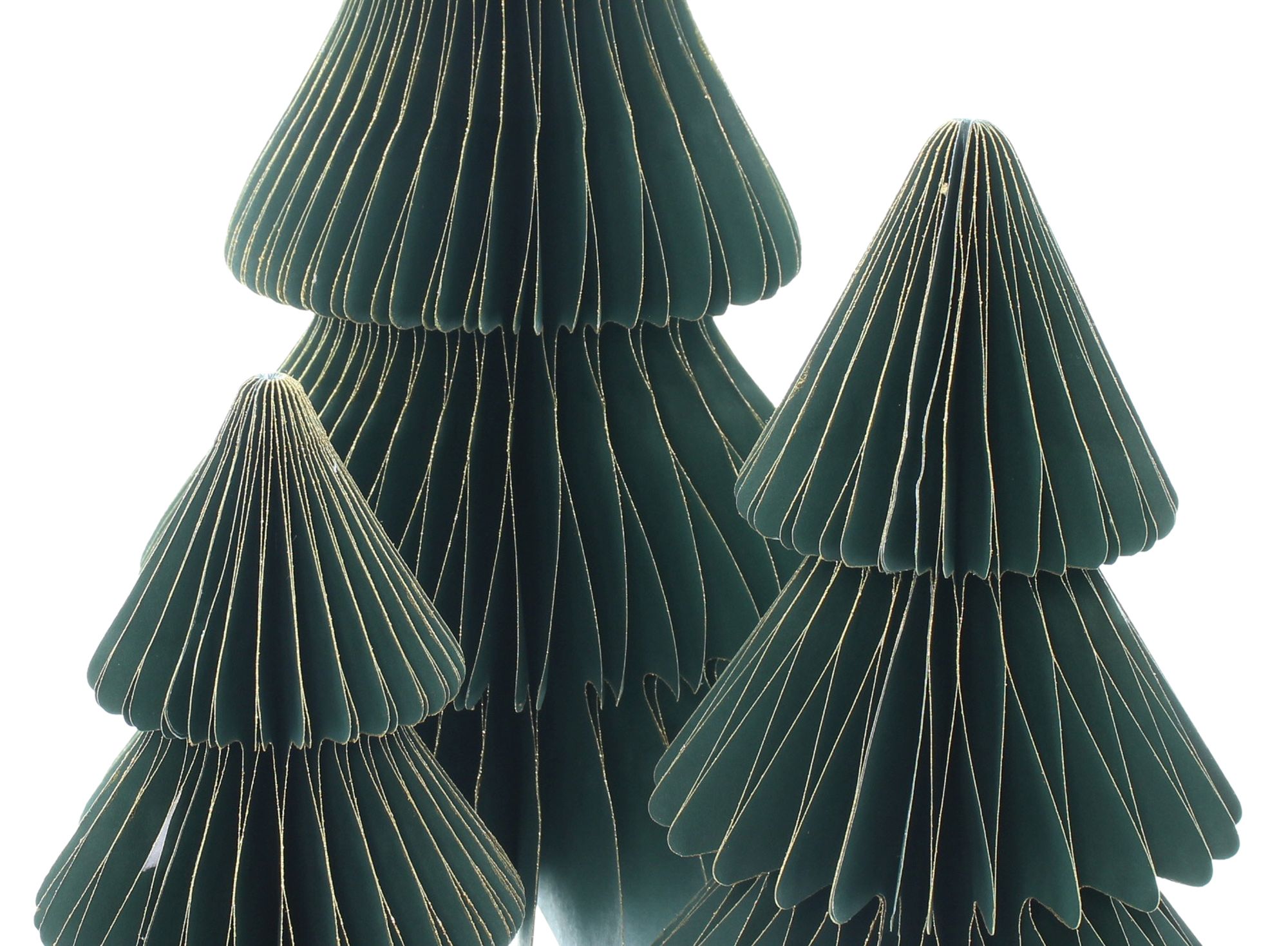Acheter Sapin décoratif « effet éventail », lot de 3 dans la boutique en ligne de Frank Flechtwaren pour Sapins