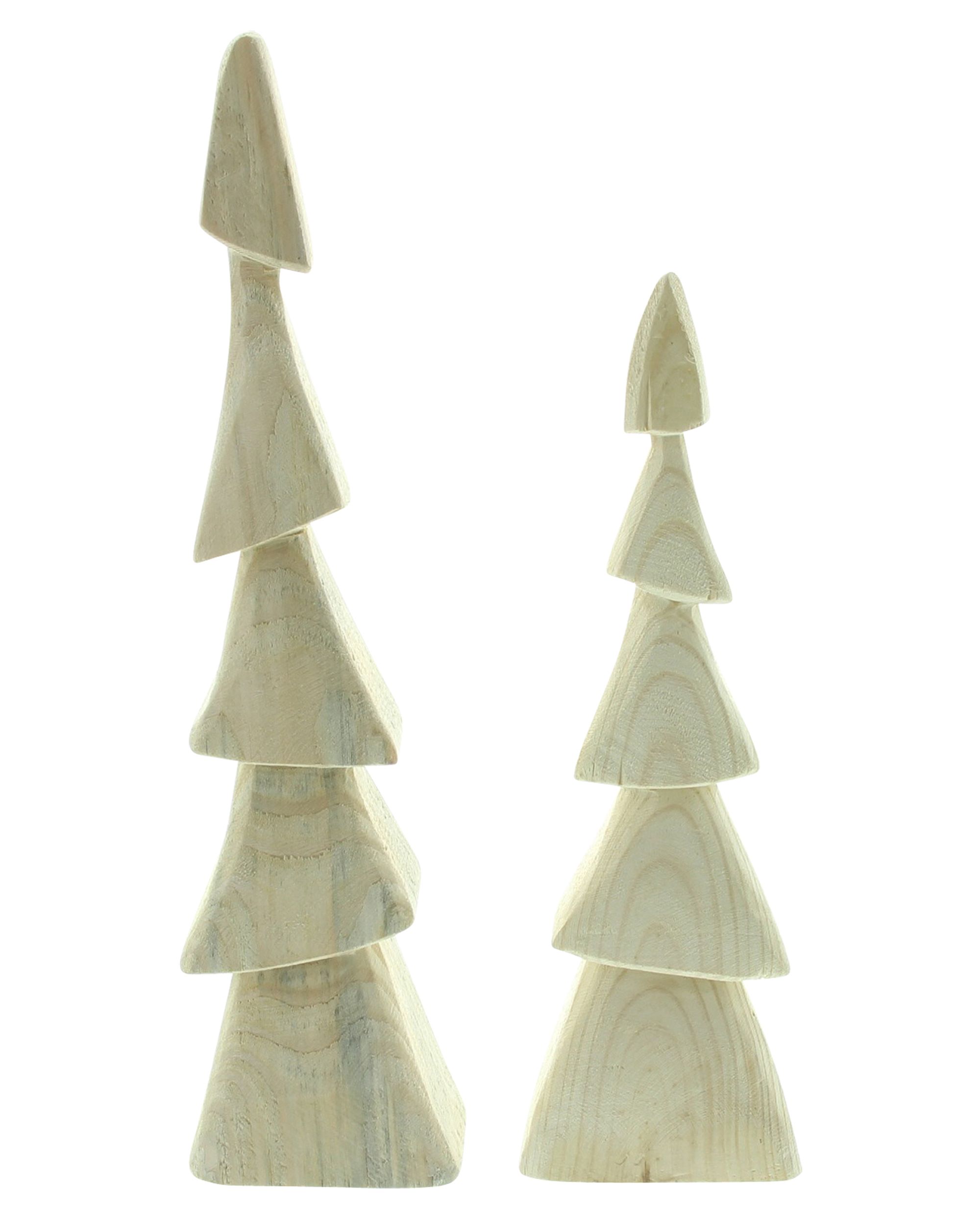 Acheter Lot de 2 décorations en bois "sapin"  dans la boutique en ligne de Frank Flechtwaren pour Sapins