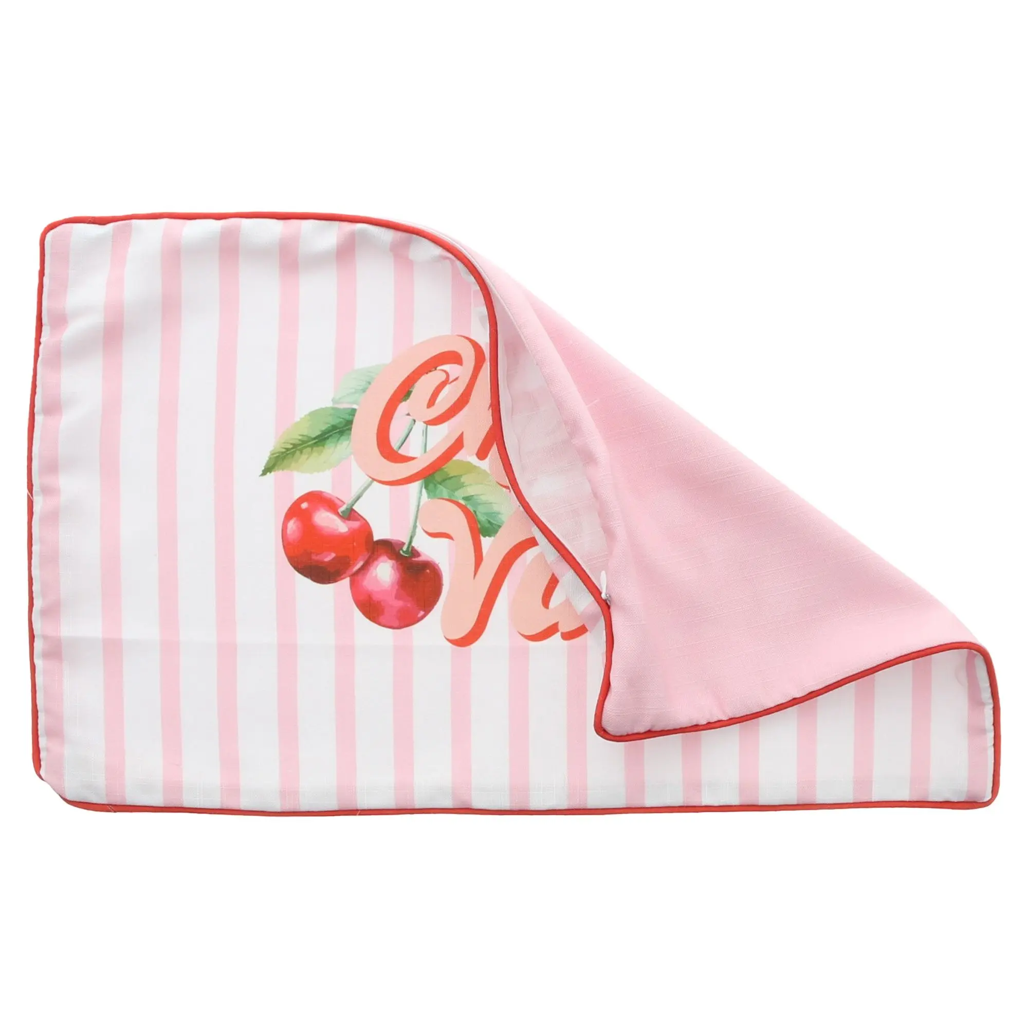 Acheter Housse de coussin "Cherry Vibes"  dans la boutique en ligne de Frank Flechtwaren pour Remplissages