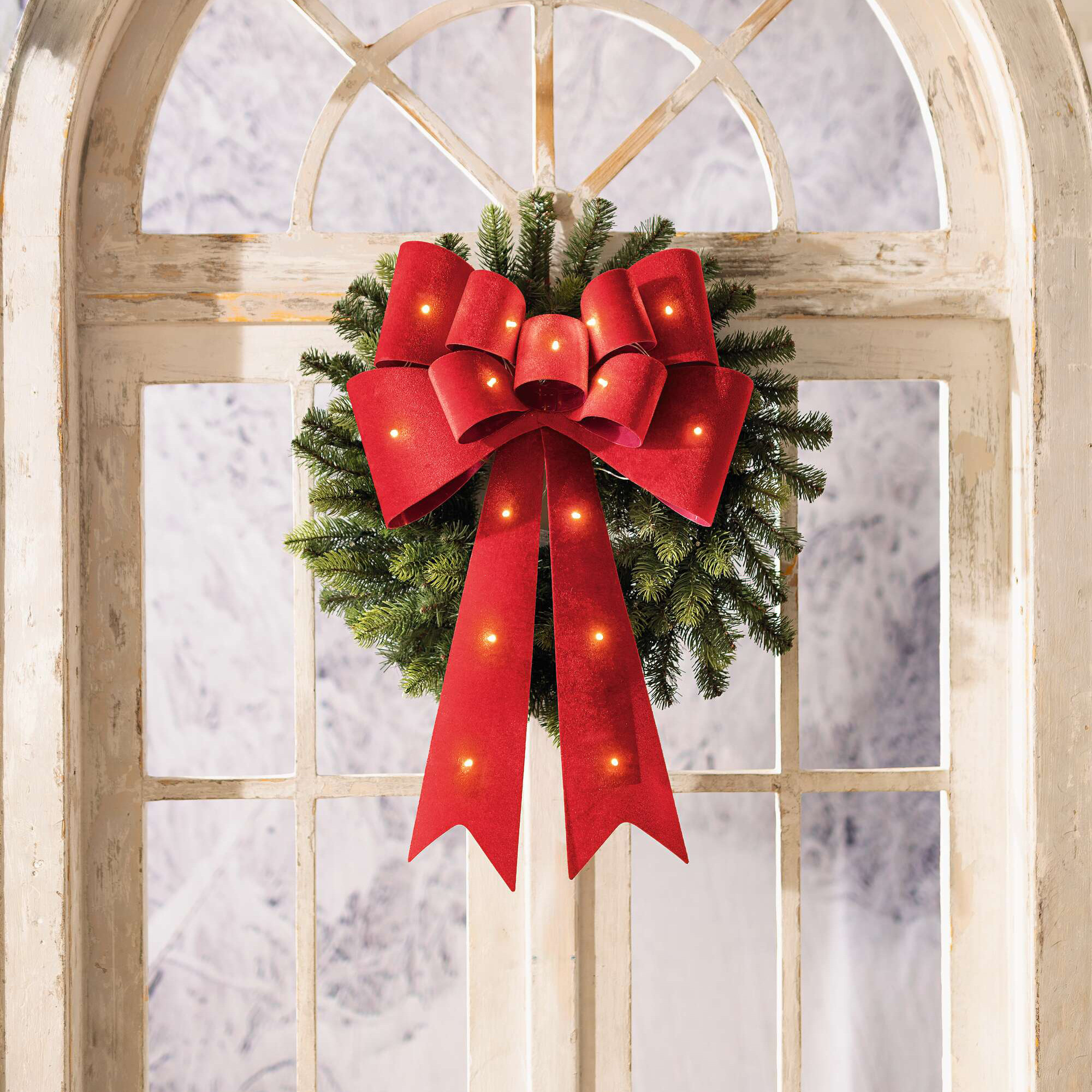 Acheter Noeud LED "rouge"  dans la boutique en ligne de Frank Flechtwaren