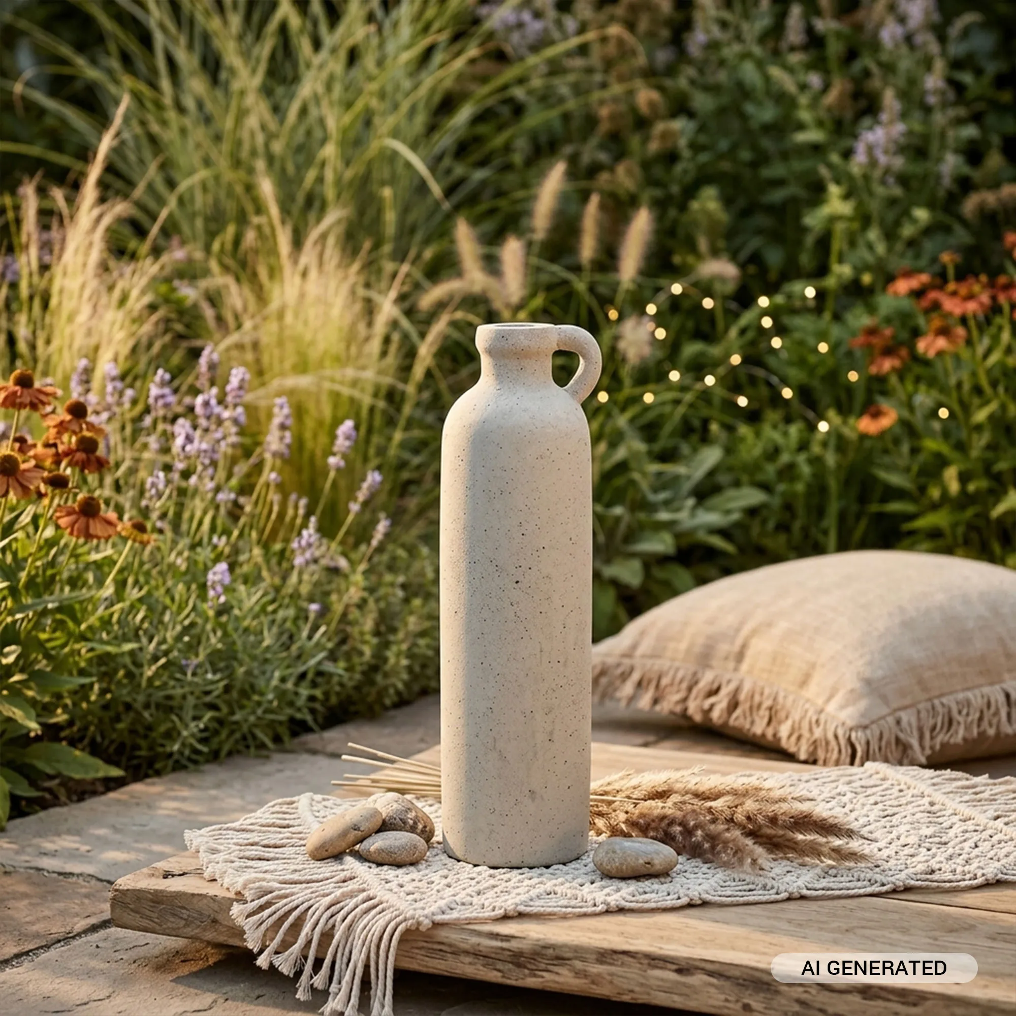Acheter Bouteille décorative "béton"  dans la boutique en ligne de Frank Flechtwaren