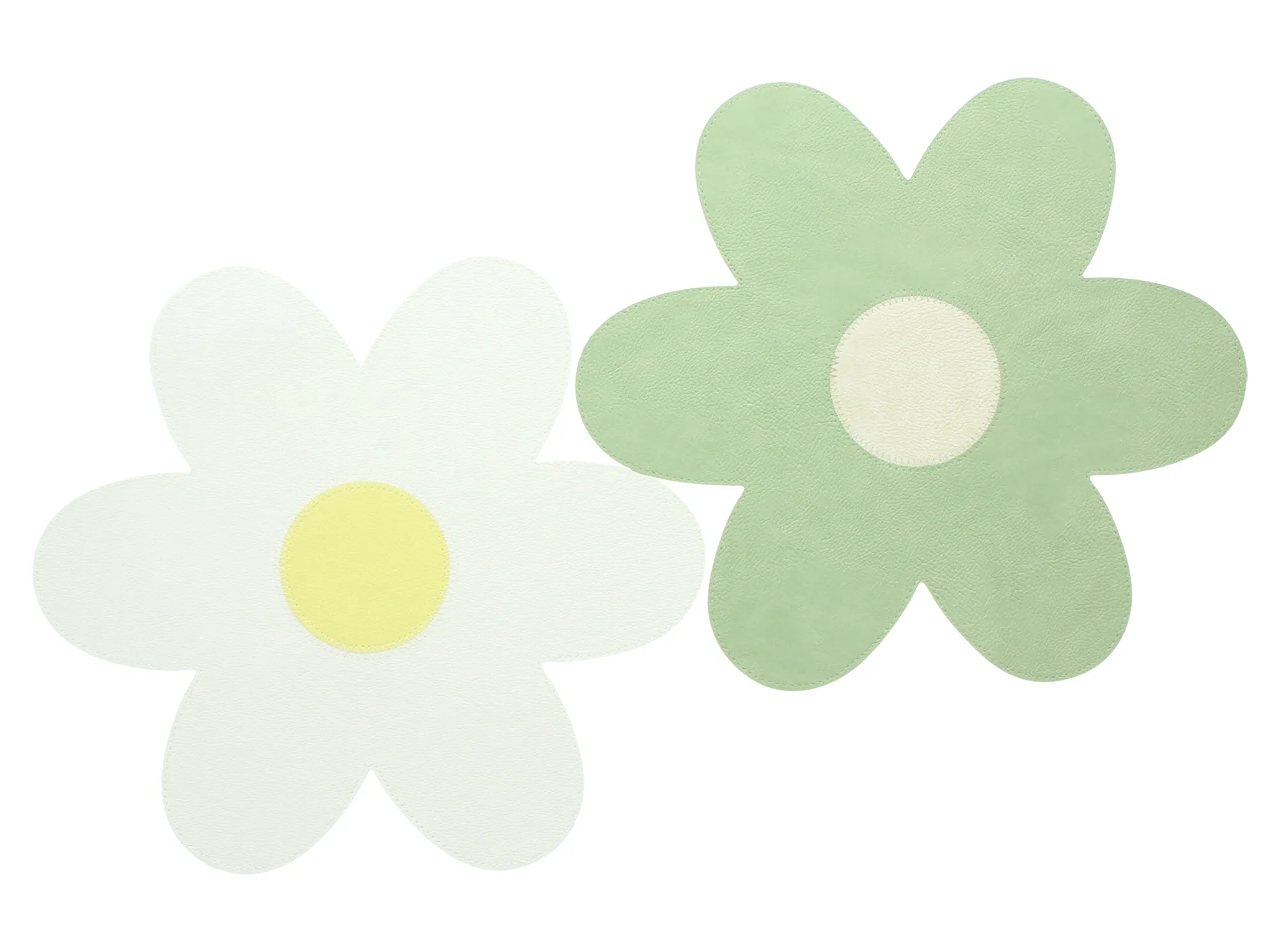 Acheter Lot de 2 sets de table " fleurs"  dans la boutique en ligne de Frank Flechtwaren pour Nature et vert