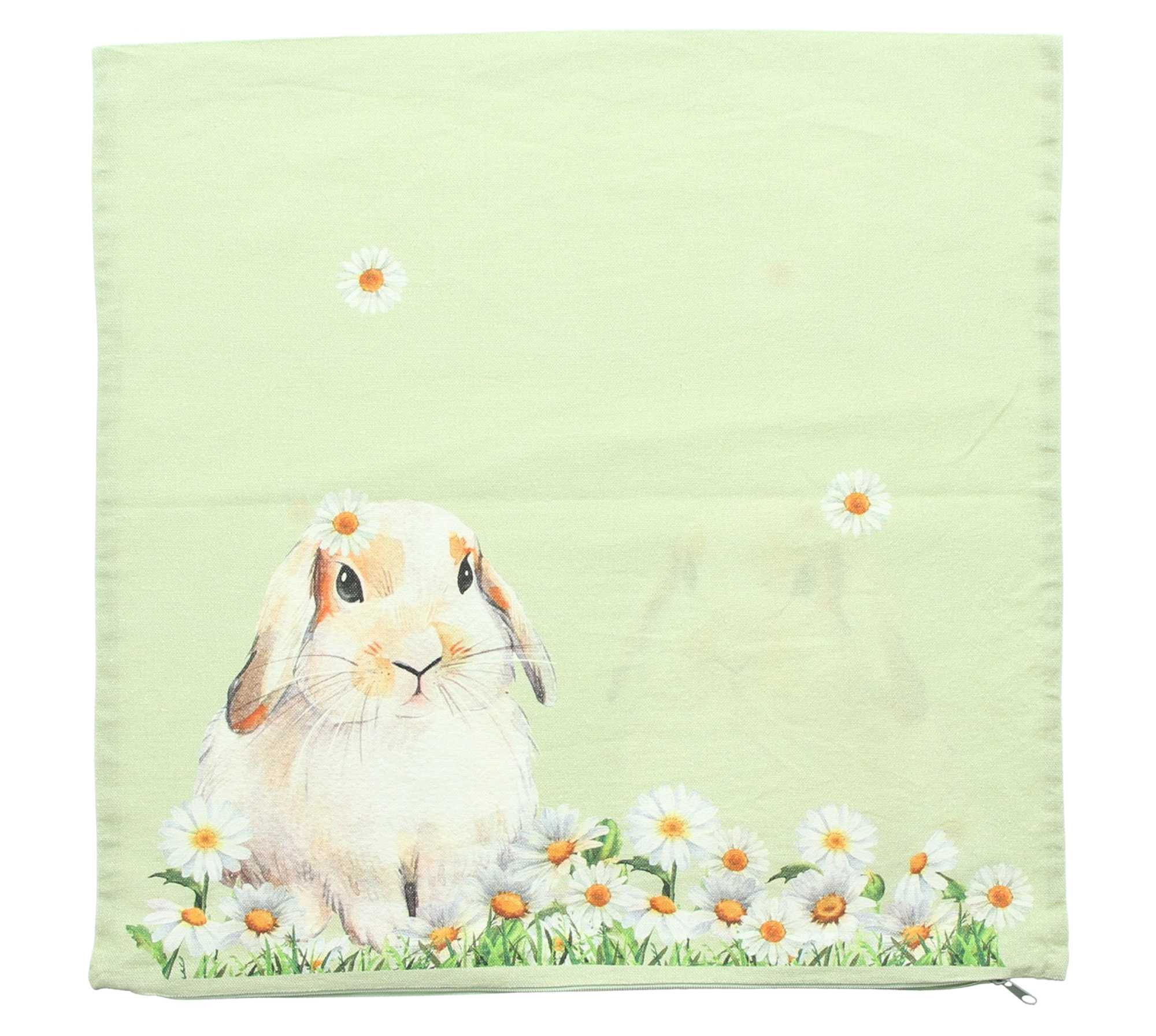 Acheter Housse de coussin "lapin fleurs"  dans la boutique en ligne de Frank Flechtwaren pour Textiles de table