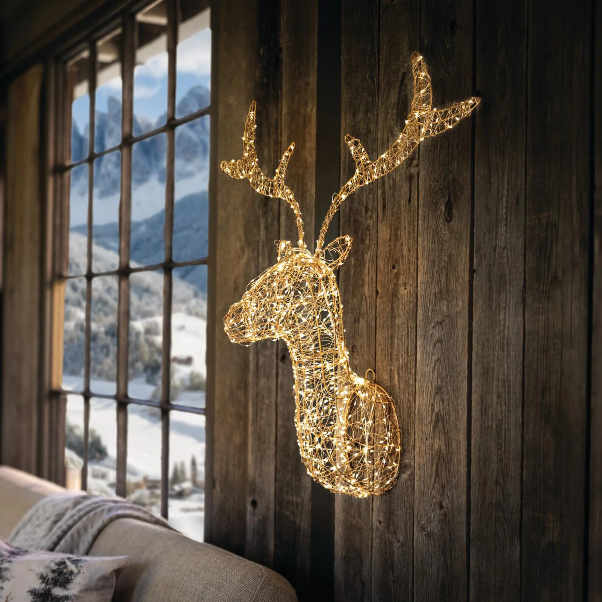 Acheter Décoration murale LED « Tête de cerf »  dans la boutique en ligne de Frank Flechtwaren