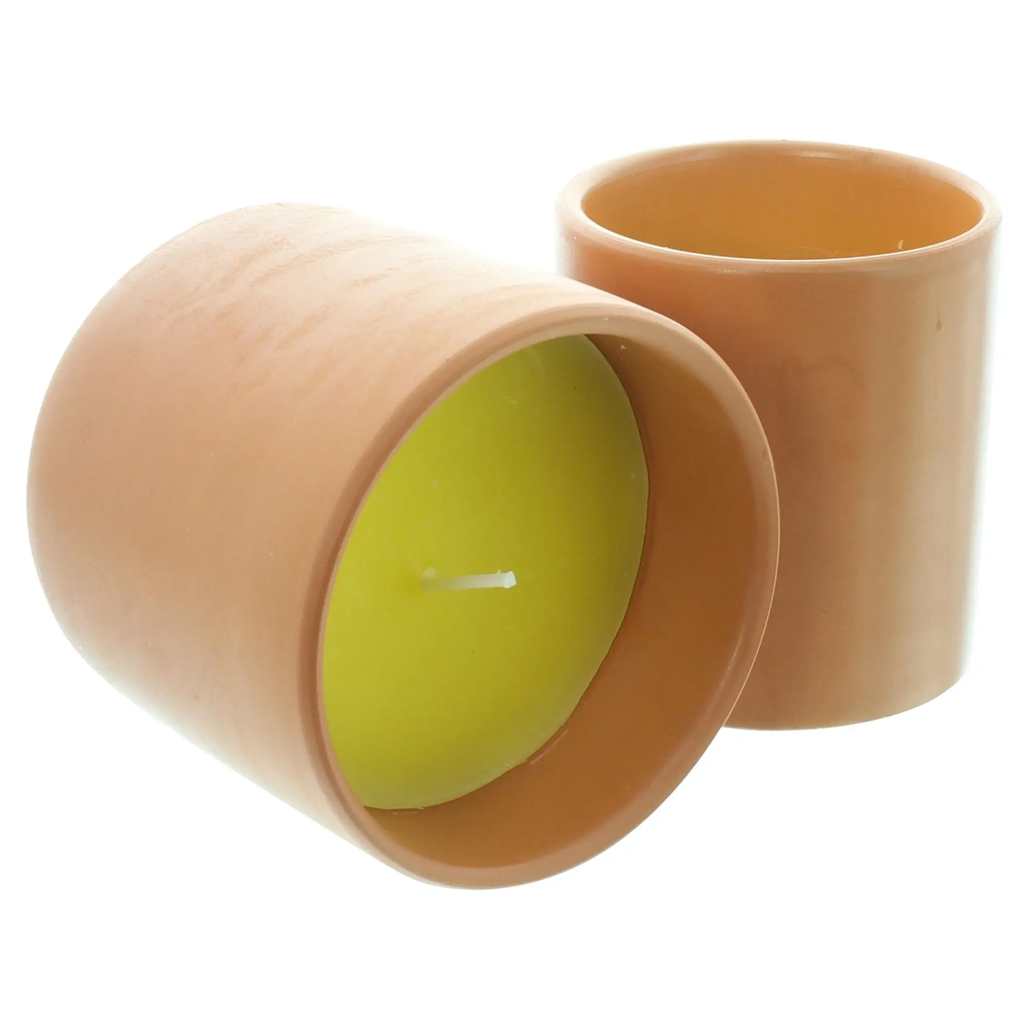Acheter Lot de 2 bougies parfumées "citronnelle"  dans la boutique en ligne de Frank Flechtwaren pour Lanternes &amp; Co.