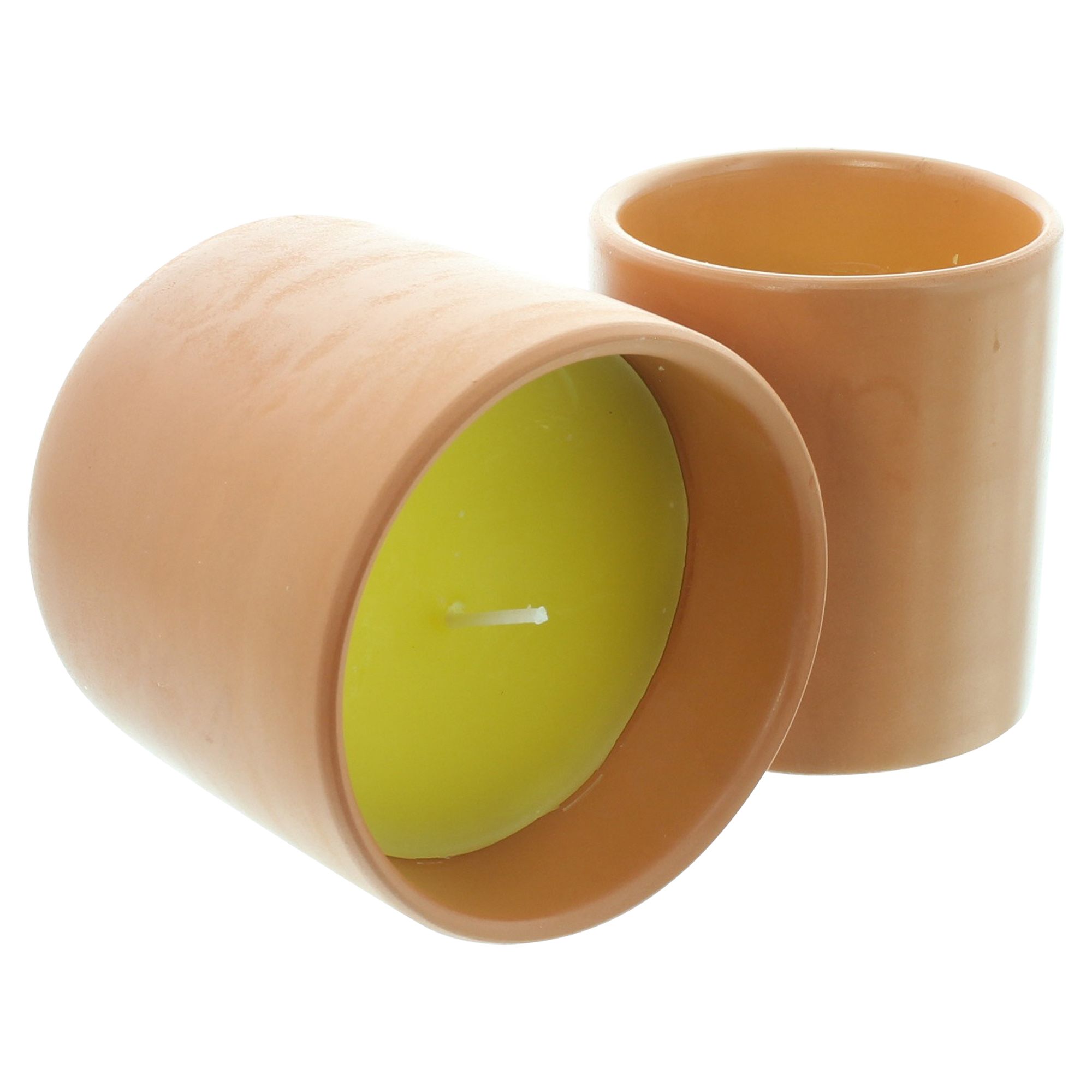 Acheter Lot de 2 bougies parfumées "citronnelle"  dans la boutique en ligne de Frank Flechtwaren pour Bougies &amp; LEDs