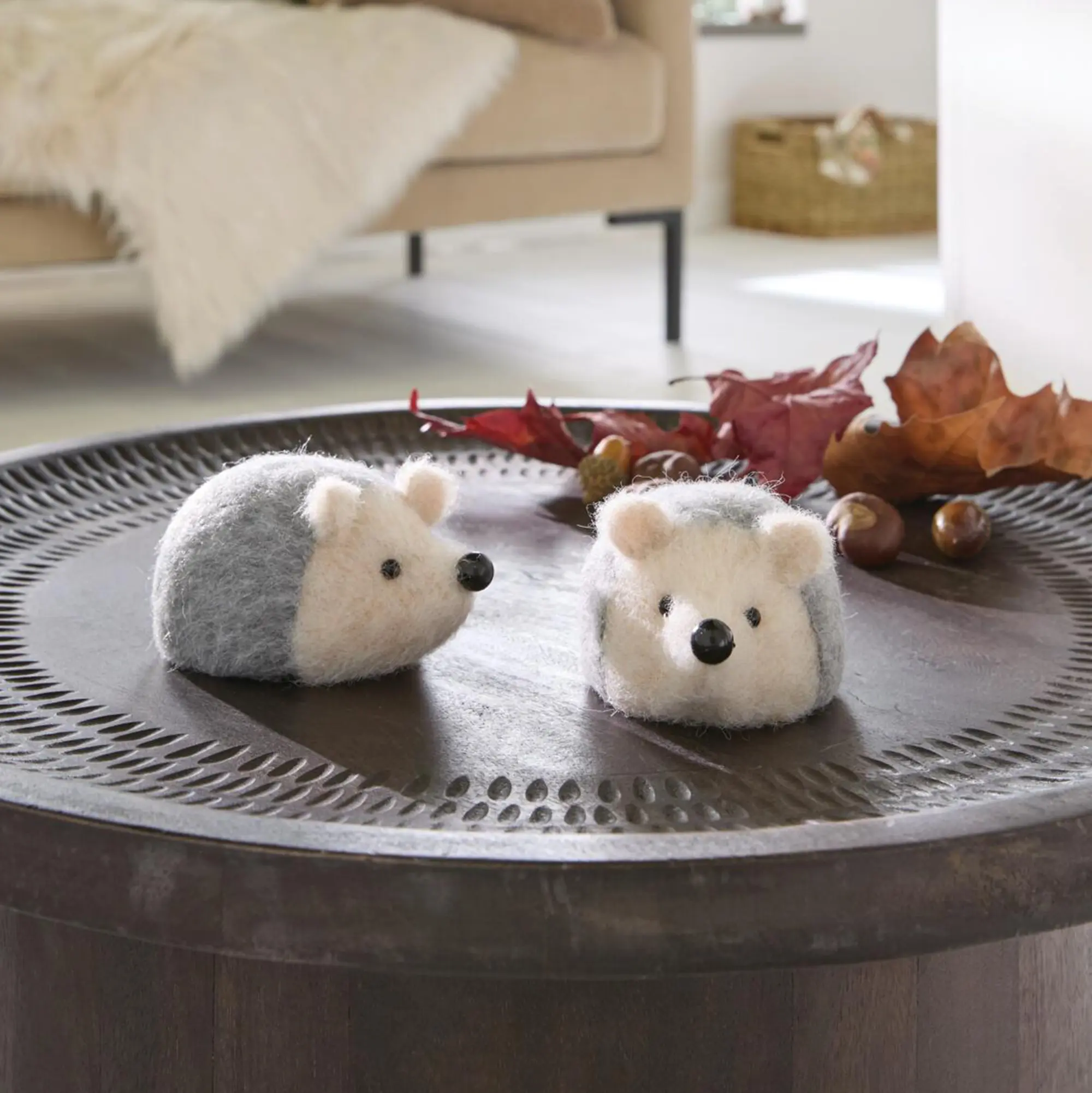 Acheter Hérissons décoratifs « Jule &amp; Leo », lot de 2 dans la boutique en ligne de Frank Flechtwaren