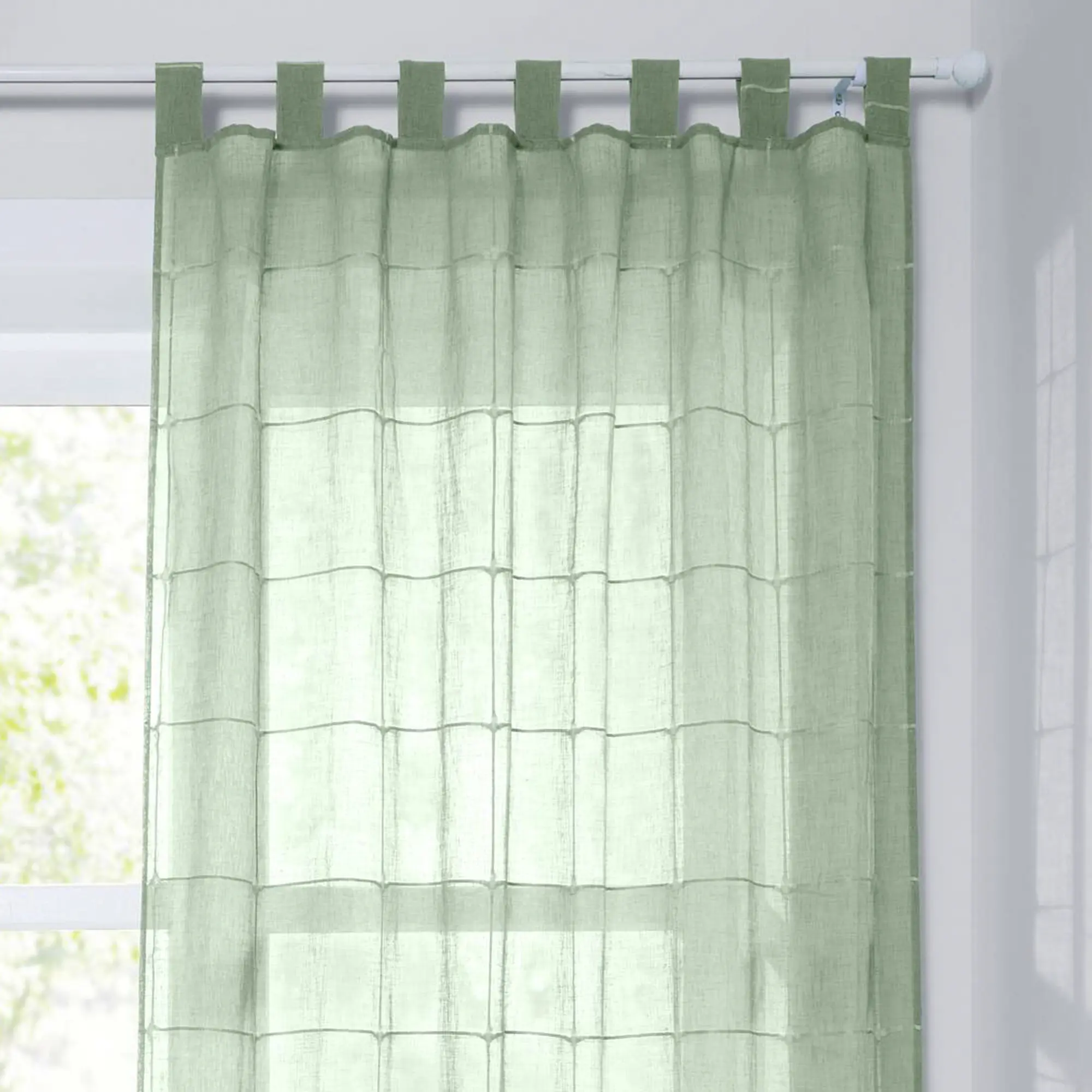 Acheter Rideau "Green Square"  dans la boutique en ligne de Frank Flechtwaren