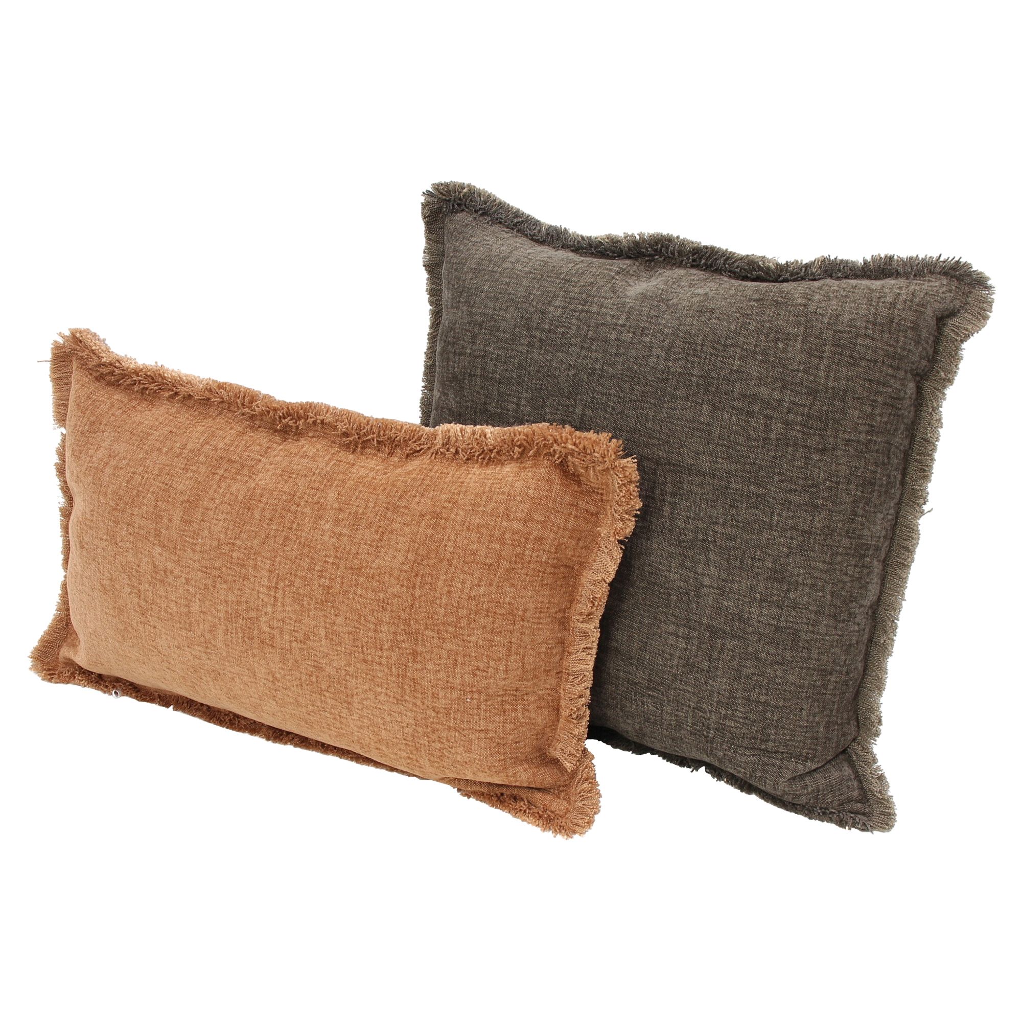Acheter Housse de coussin « Trendy Frays », lot de 2 dans la boutique en ligne de Frank Flechtwaren pour Remplissages
