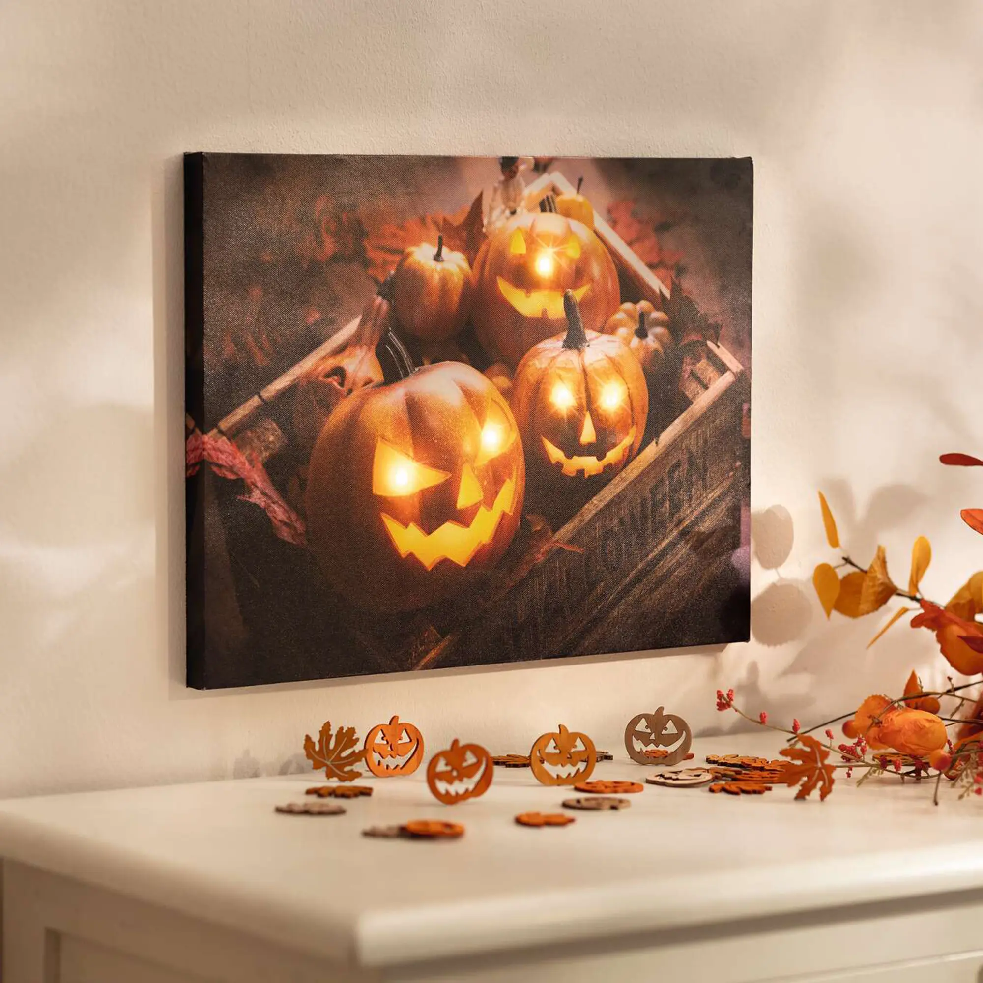 Acheter Tableau LED "Halloween"  dans la boutique en ligne de Frank Flechtwaren