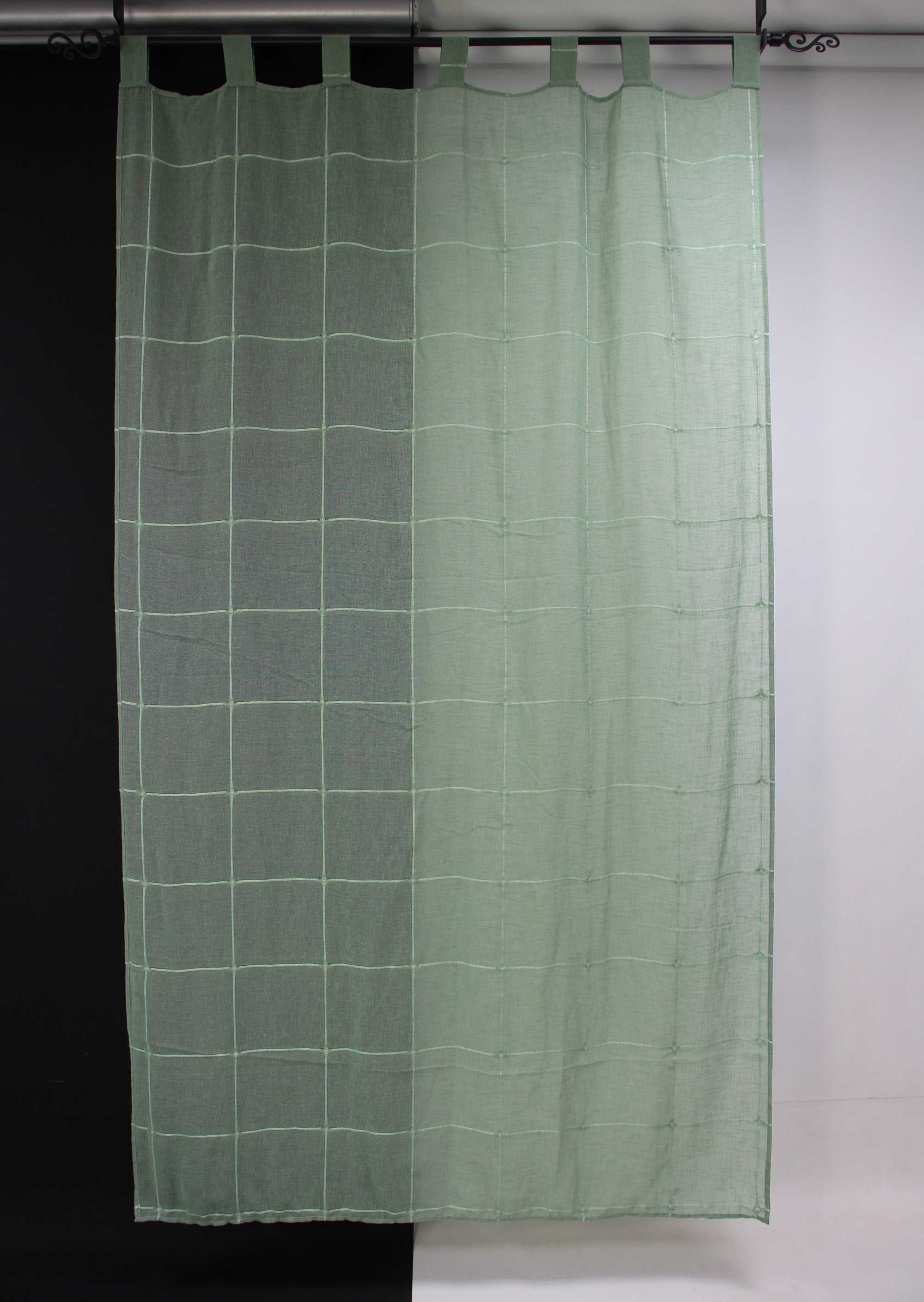 Acheter Rideau "Green Square"  dans la boutique en ligne de Frank Flechtwaren pour Rideaux et foulards