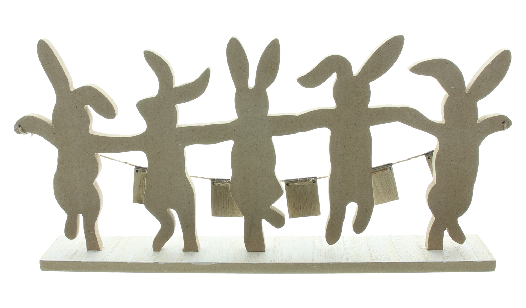 Acheter Décoration de Pâques "danse des lapins"  dans la boutique en ligne de Frank Flechtwaren pour Lapin &amp; co