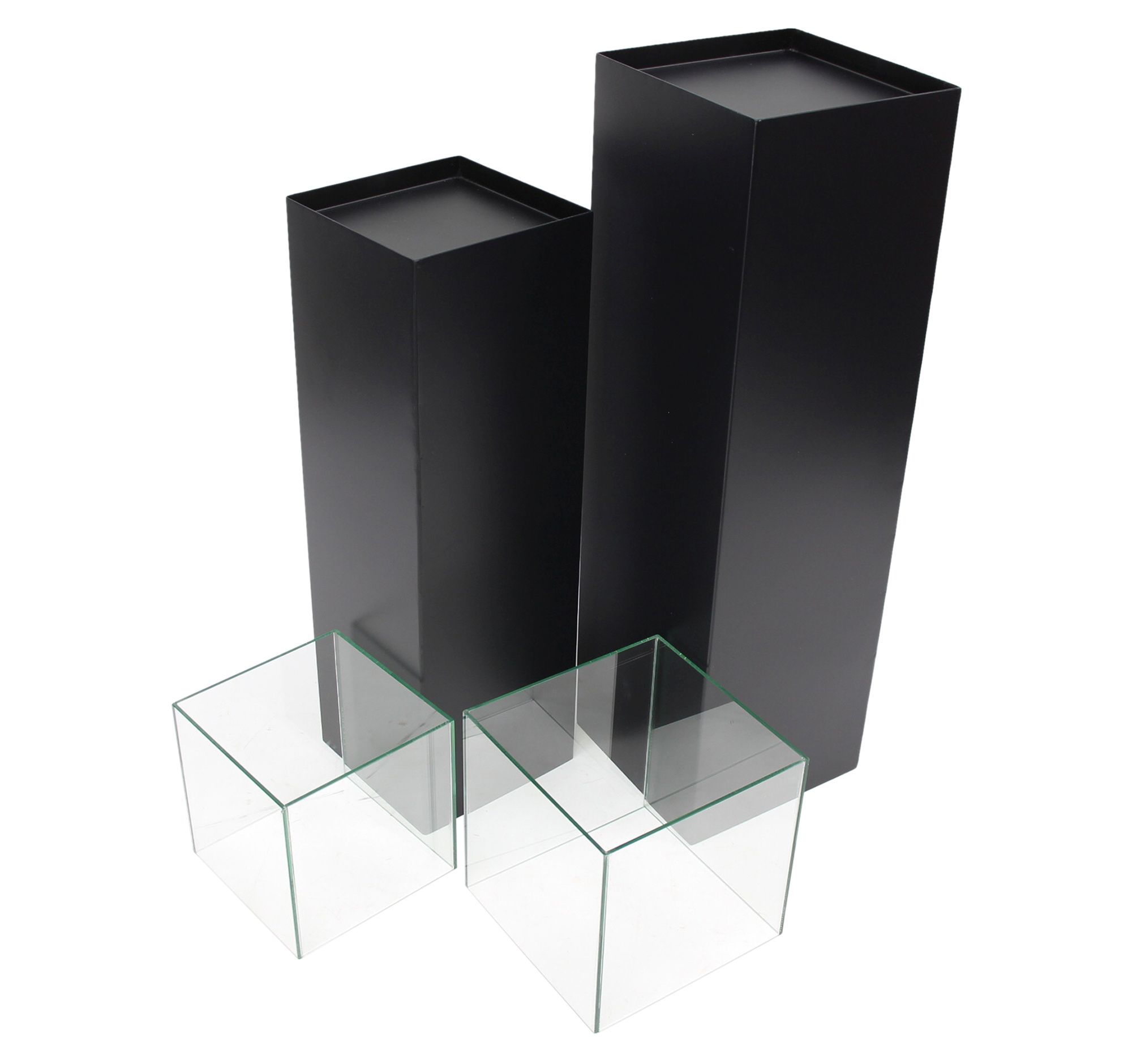 Acheter Lumière-colonne « Modern Black », lot de 2 dans la boutique en ligne de Frank Flechtwaren pour Nouvel arrivage