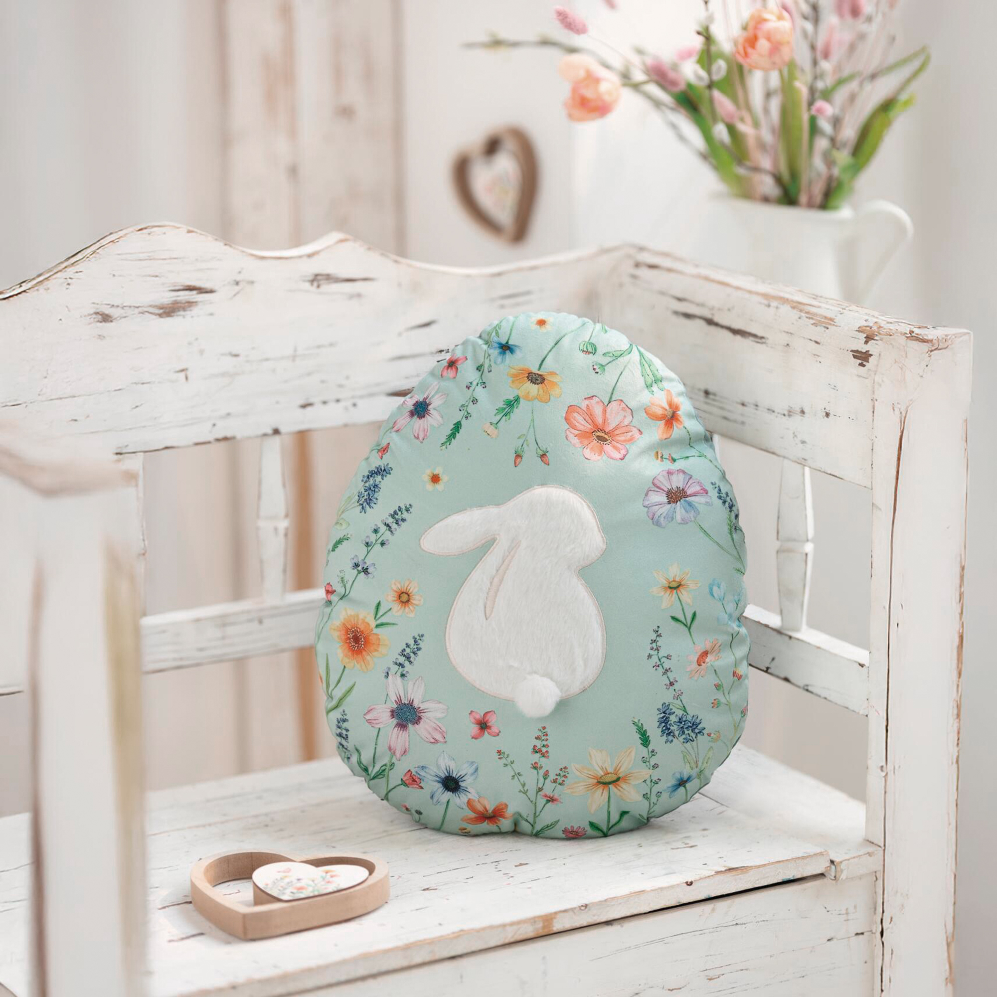 Acheter Coussin décoratif "oeuf de Pâques"  dans la boutique en ligne de Frank Flechtwaren