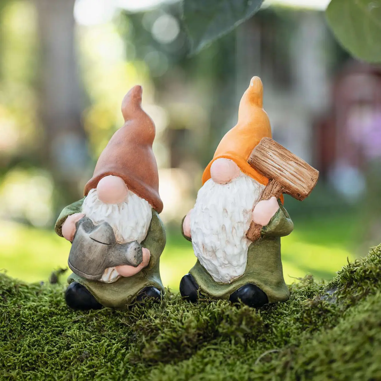 Acheter Lot de 2 lutins " jardinage"  dans la boutique en ligne de Frank Flechtwaren