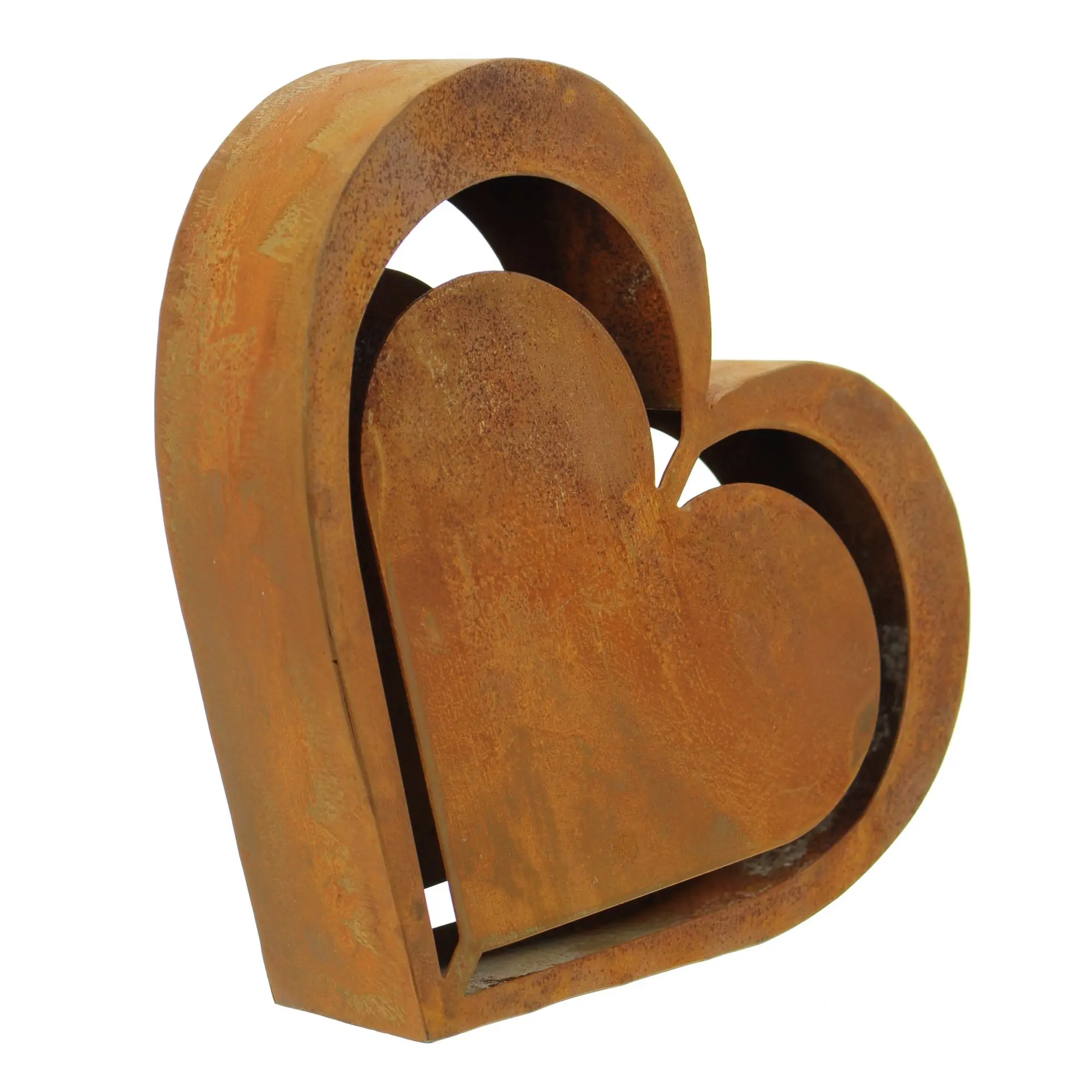 Acheter Cœur "rouille"  dans la boutique en ligne de Frank Flechtwaren pour Figurines de jardin