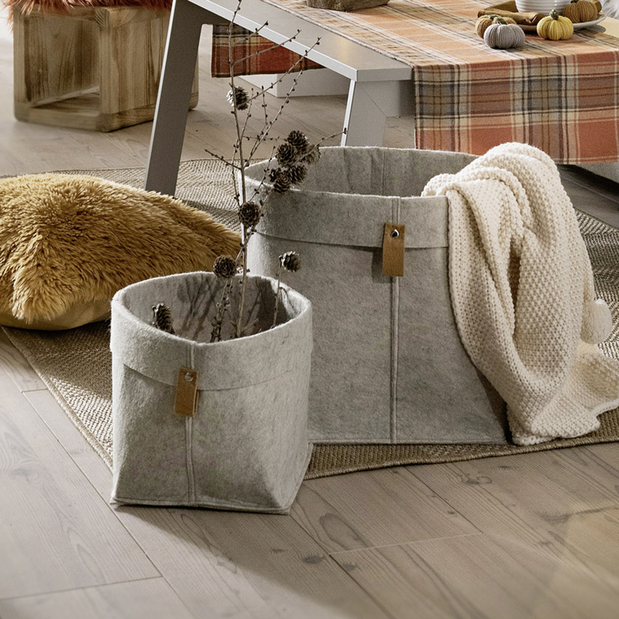 Acheter Lot de 2 sacs en feutre "pure"  dans la boutique en ligne de Frank Flechtwaren