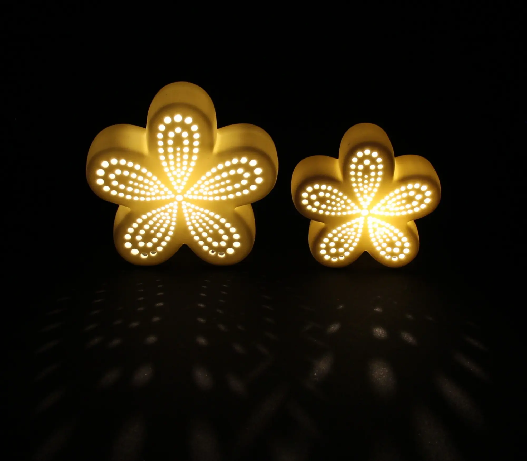 Acheter Lot de 2 fleurs LED "White" dans la boutique en ligne de Frank Flechtwaren pour Pâques Acheter Lot de 2 fleurs LED "White" dans la boutique en ligne de Frank Flechtwaren pour Pâques
