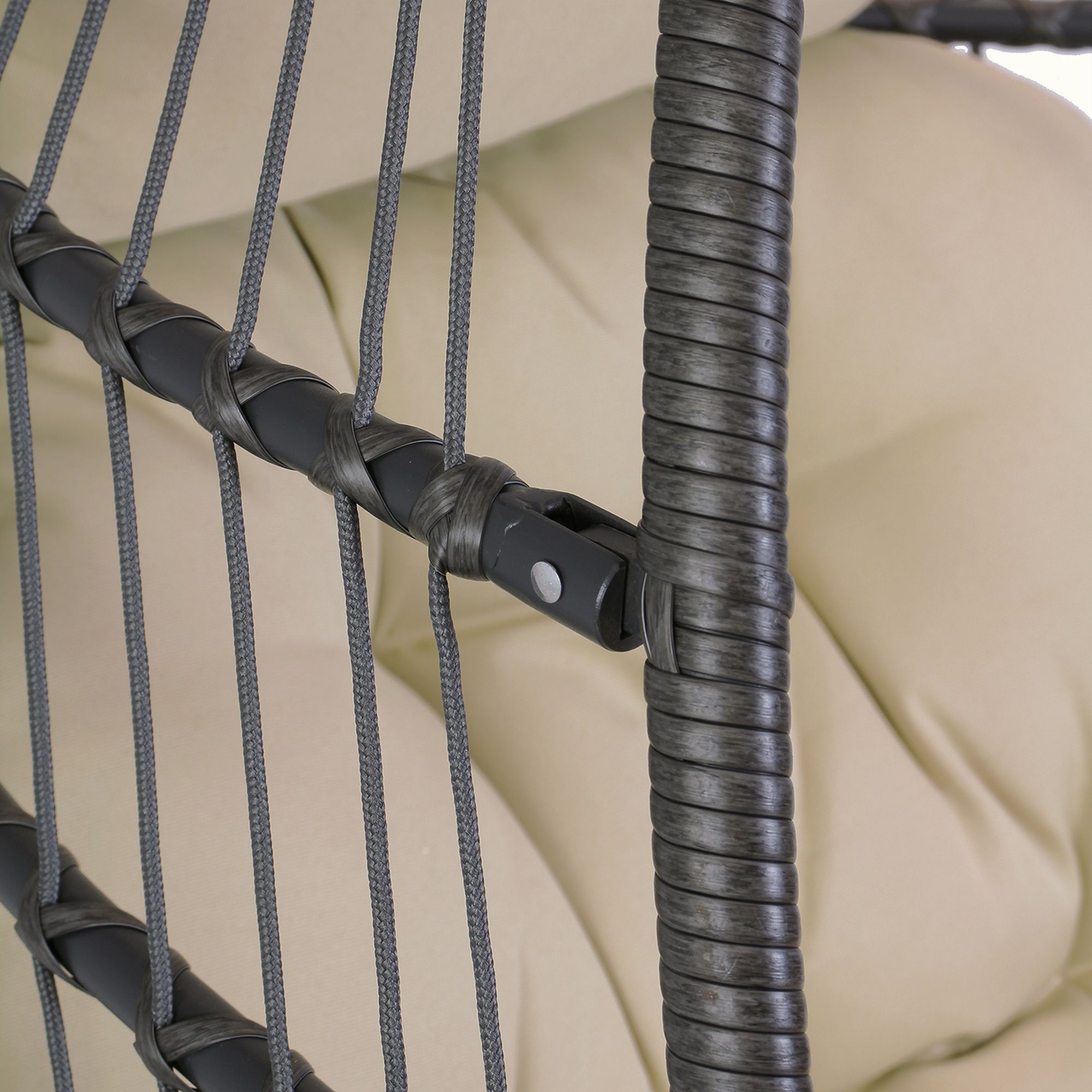 Acheter Fauteuil balancelle avec support "Suez" dans la boutique en ligne de Frank Flechtwaren pour Hamacs et fauteuils suspendus Acheter Fauteuil balancelle avec support "Suez" dans la boutique en ligne de Frank Flechtwaren pour Hamacs et fauteuils suspendus