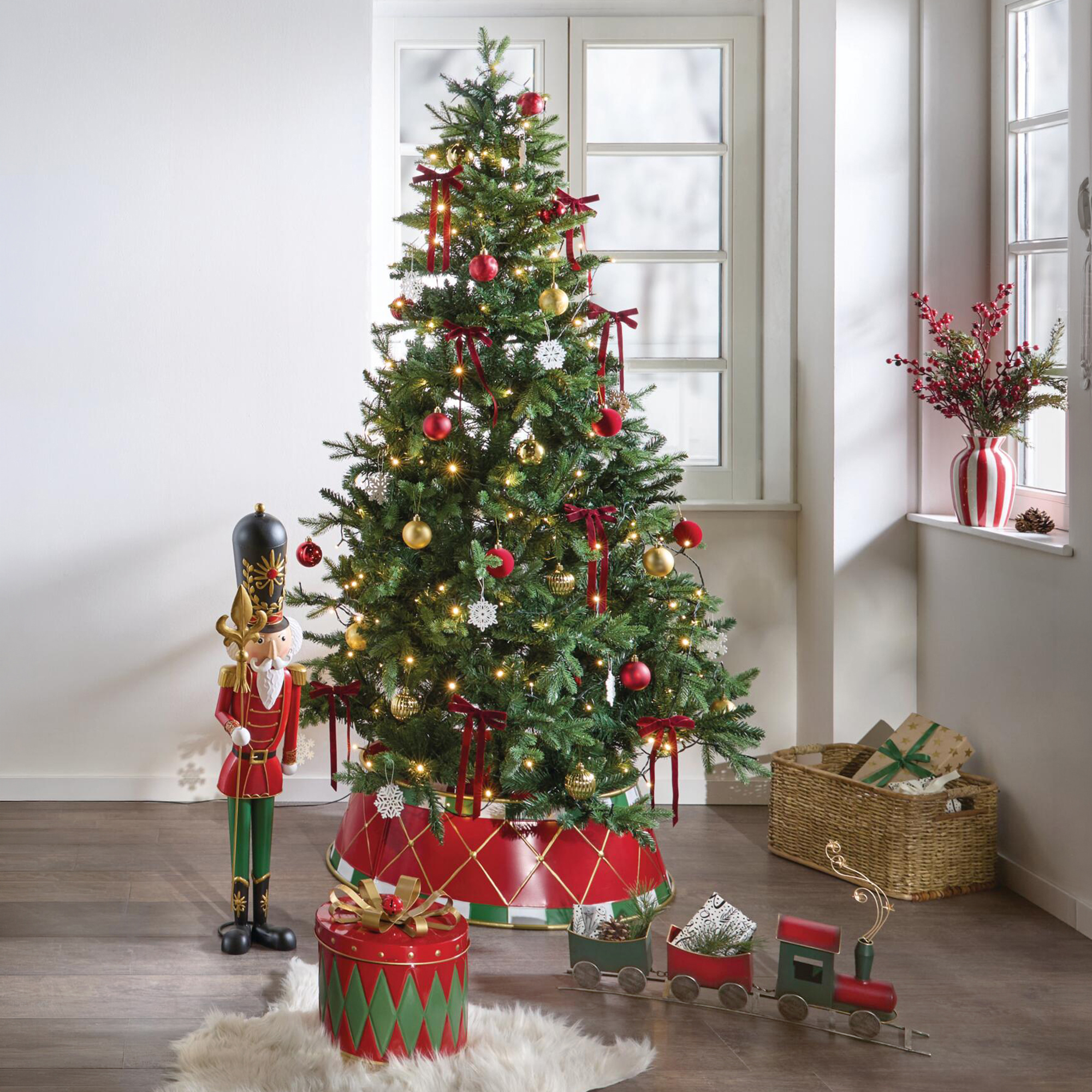 Acheter Train décoratif « Noël »  dans la boutique en ligne de Frank Flechtwaren pour Figurines
