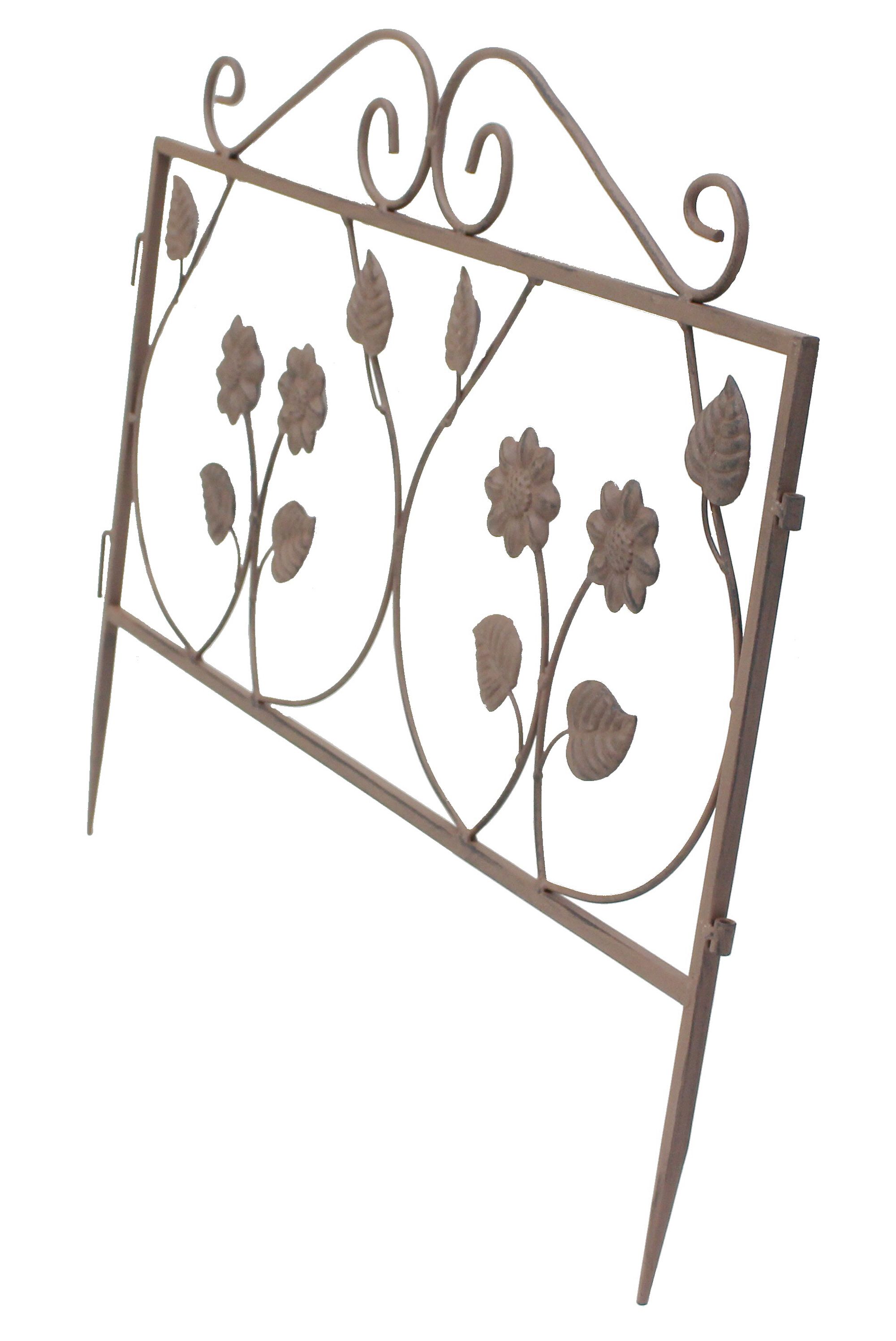 Acheter Élément clôture décoratif "fleur" dans la boutique en ligne de Frank Flechtwaren pour Bordures & clôtures Acheter Élément clôture décoratif "fleur" dans la boutique en ligne de Frank Flechtwaren pour Bordures & clôtures