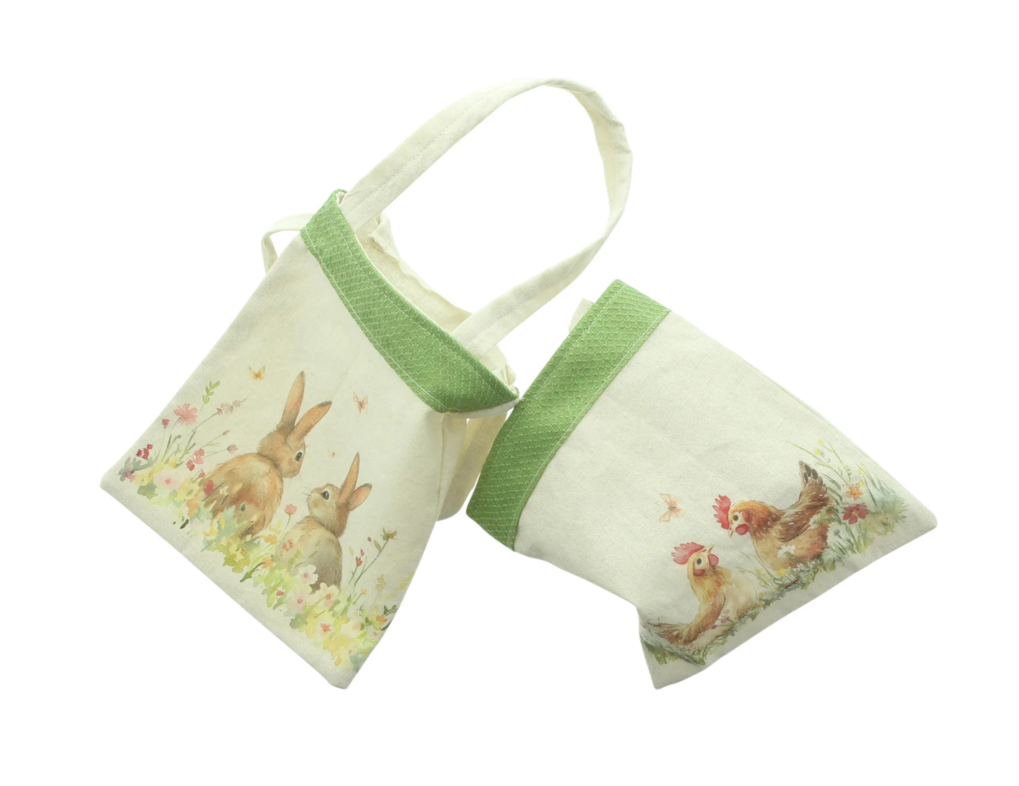 Acheter Lot de 2 sacs cadeaux "Pâques"  dans la boutique en ligne de Frank Flechtwaren pour Charme champêtre