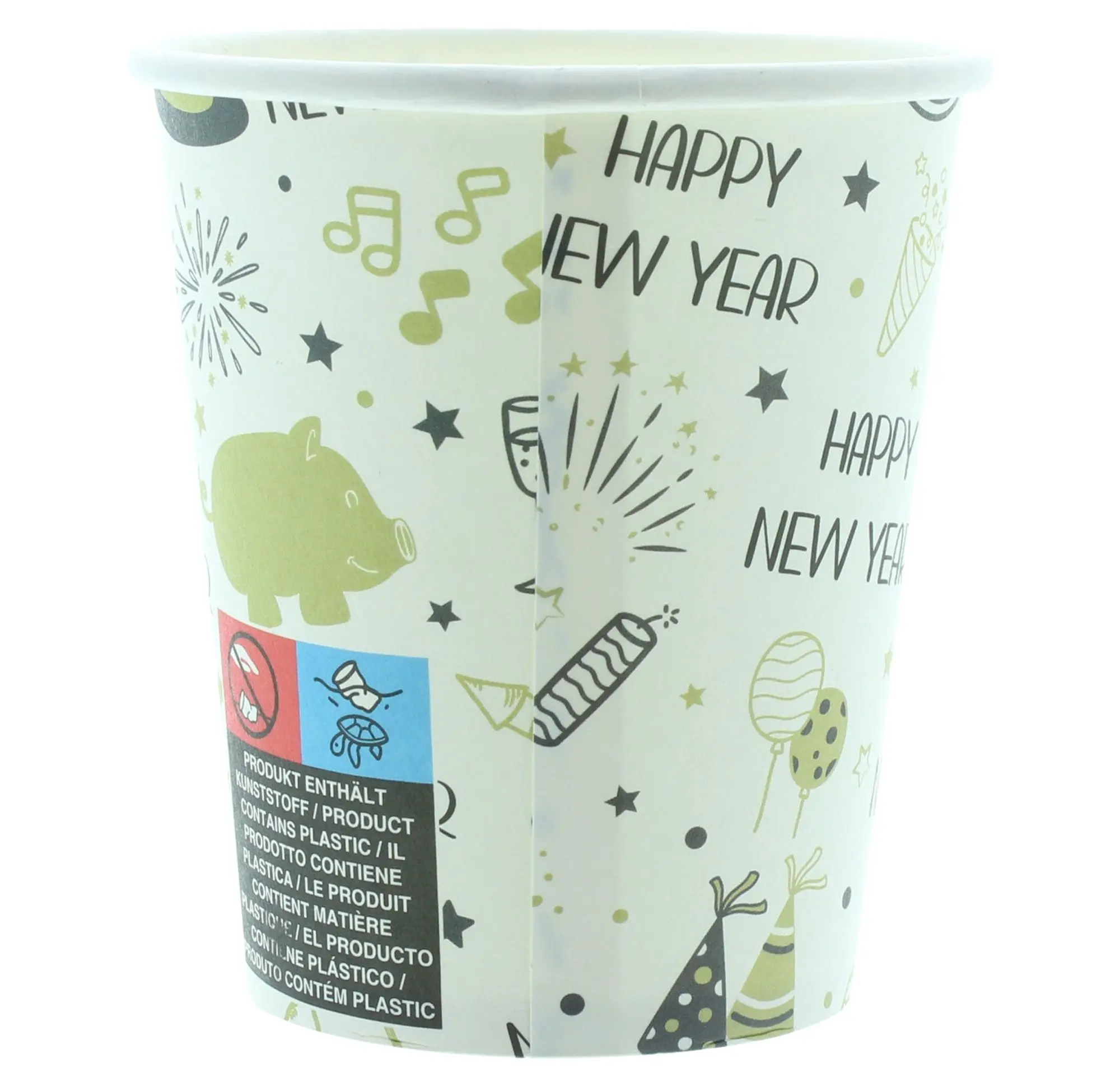 Acheter Lot de 16 gobelets en carton «Nouvel An »   dans la boutique en ligne de Frank Flechtwaren pour Cuisine