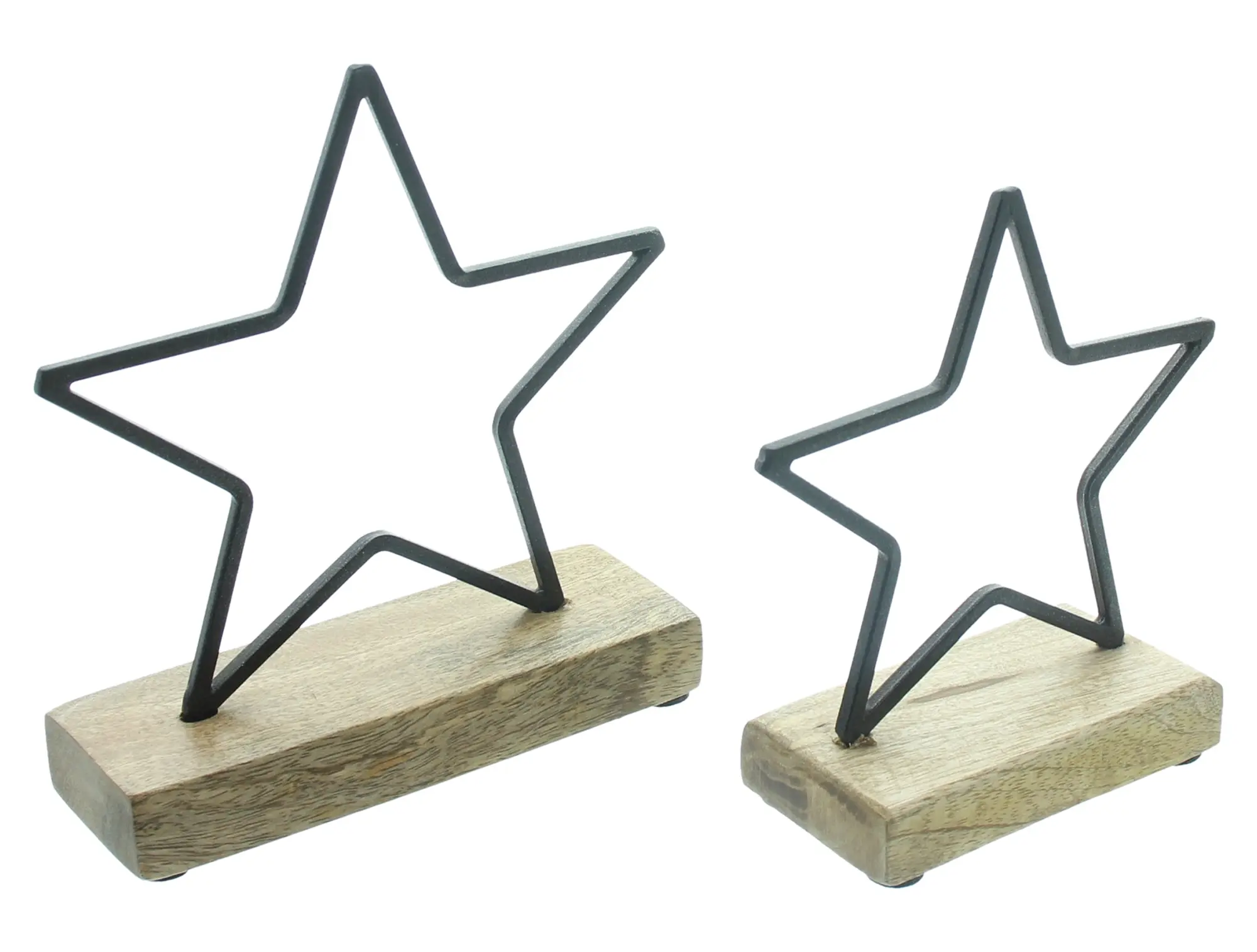 Acheter Lot de 2 étoiles "black"  dans la boutique en ligne de Frank Flechtwaren pour Nouvel arrivage