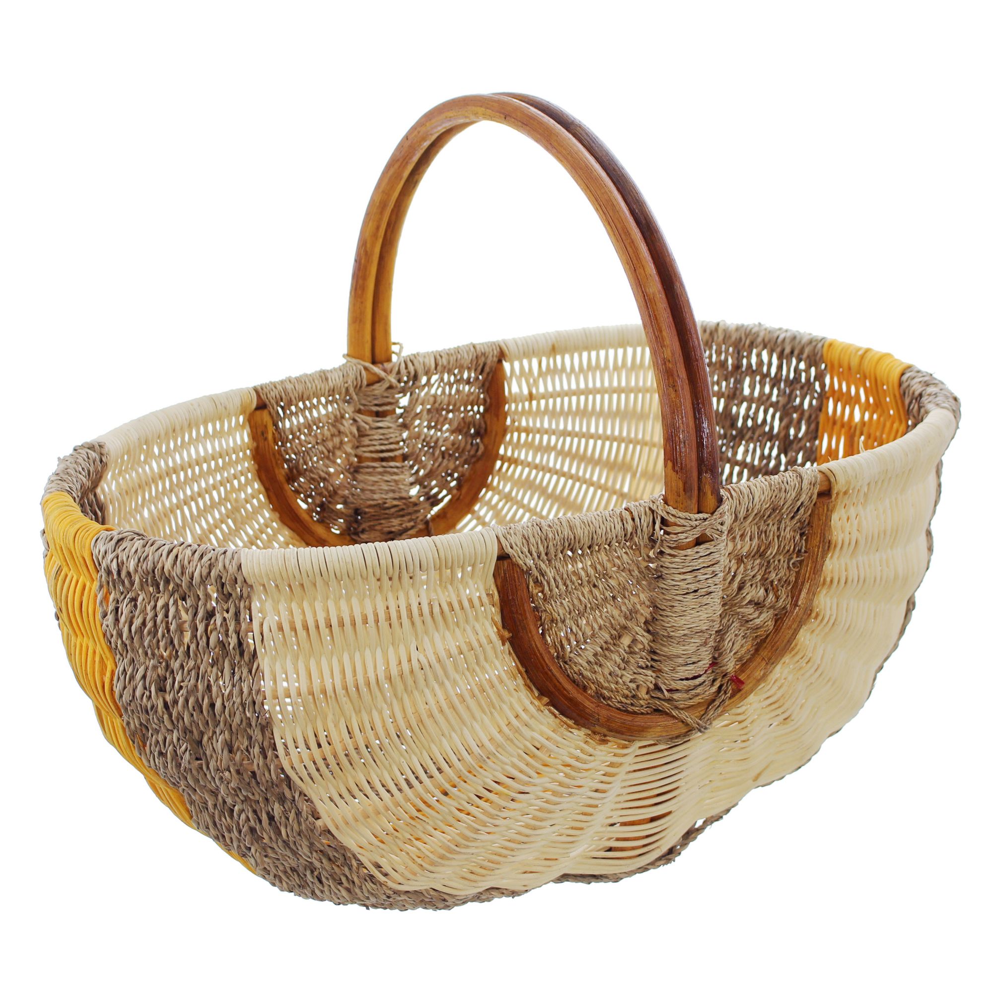Acheter Panier à courses "orange/nature" dans la boutique en ligne de Frank Flechtwaren pour Paniers à provisions Acheter Panier à courses "orange/nature" dans la boutique en ligne de Frank Flechtwaren pour Paniers à provisions