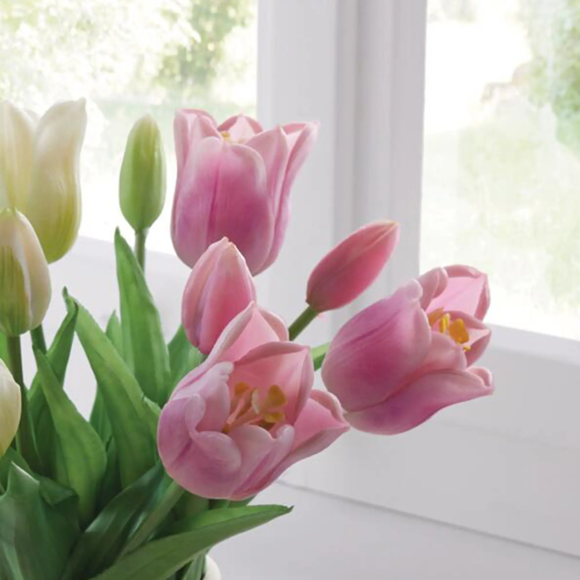 Acheter Lot de 5 tulipes "lila"  dans la boutique en ligne de Frank Flechtwaren