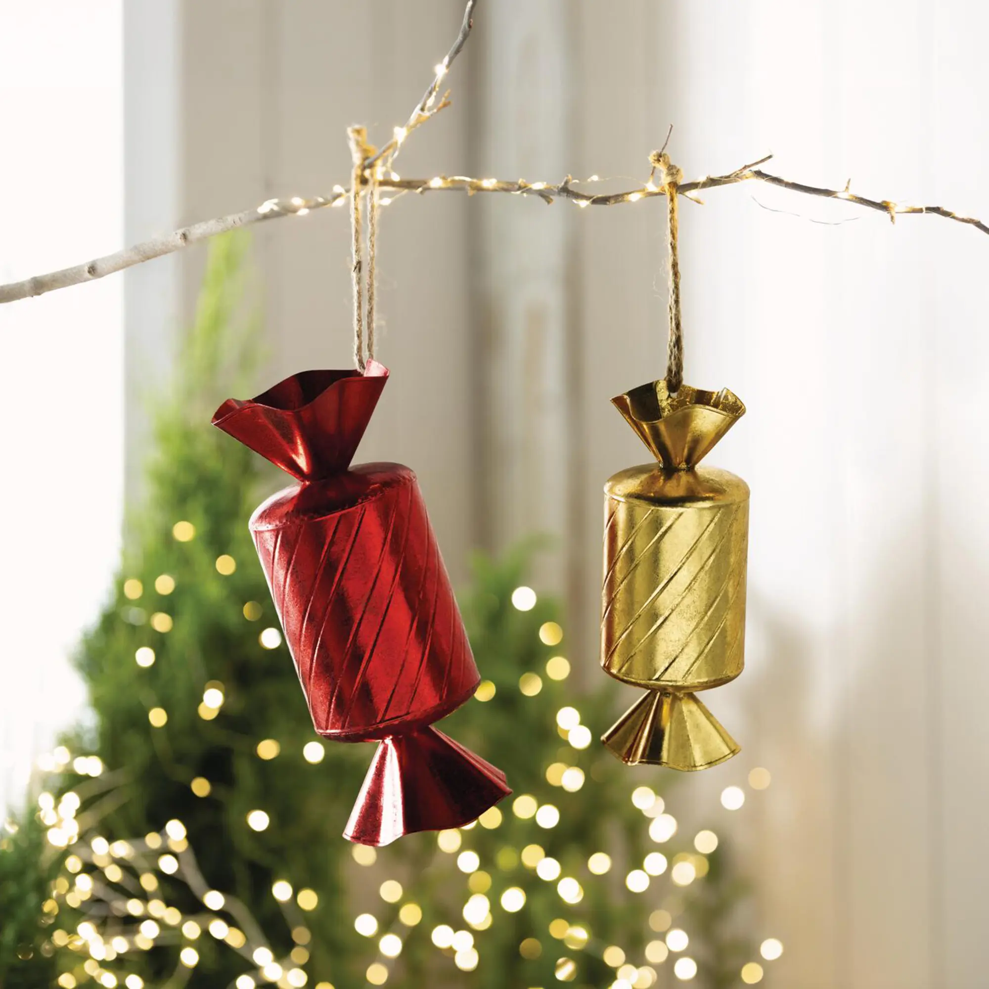 Acheter Décoration cadeau « Bonbon », lot de 2 dans la boutique en ligne de Frank Flechtwaren