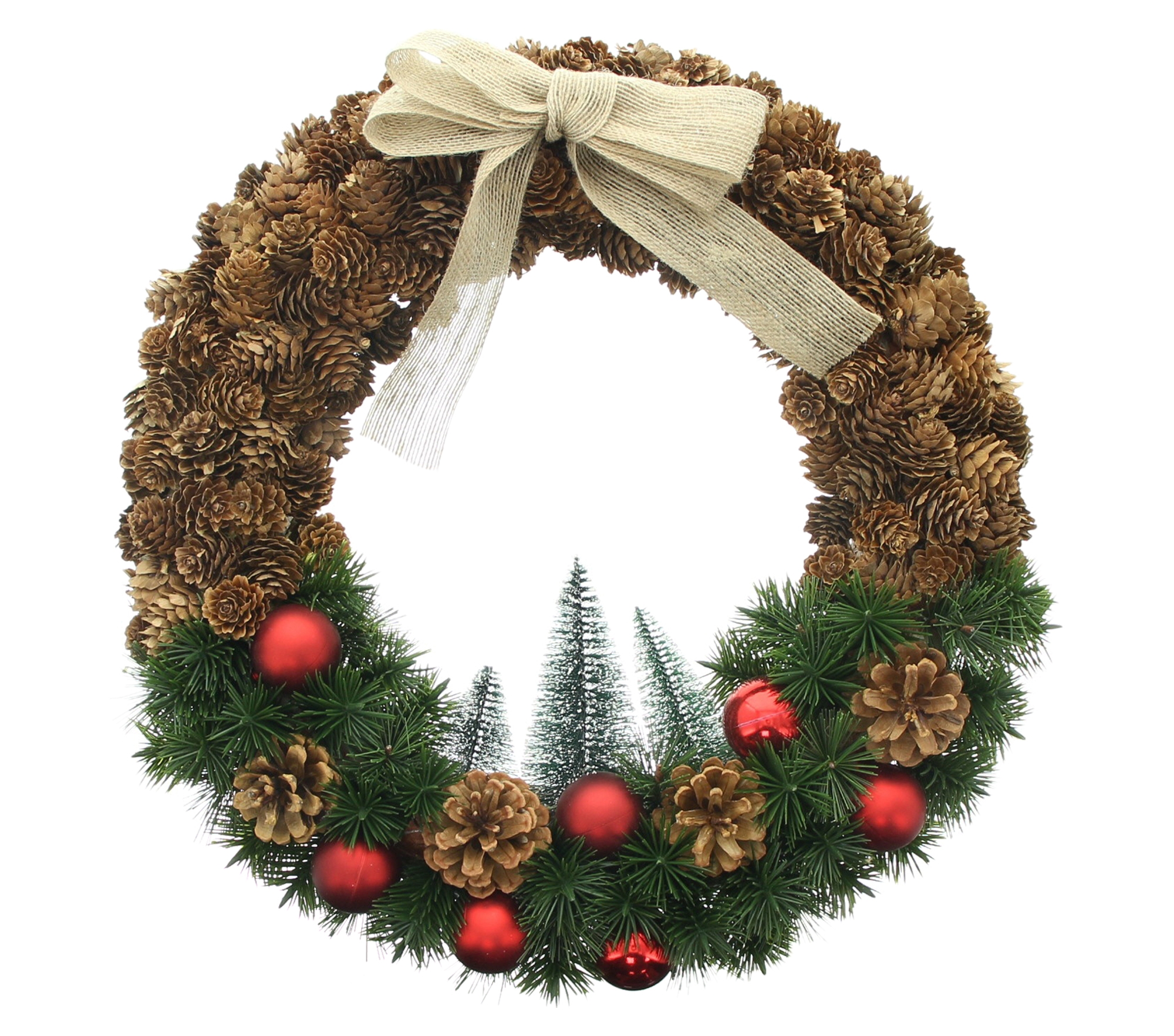 Acheter Couronne "petite forêt hivernale"  dans la boutique en ligne de Frank Flechtwaren pour Couronnes de Noël