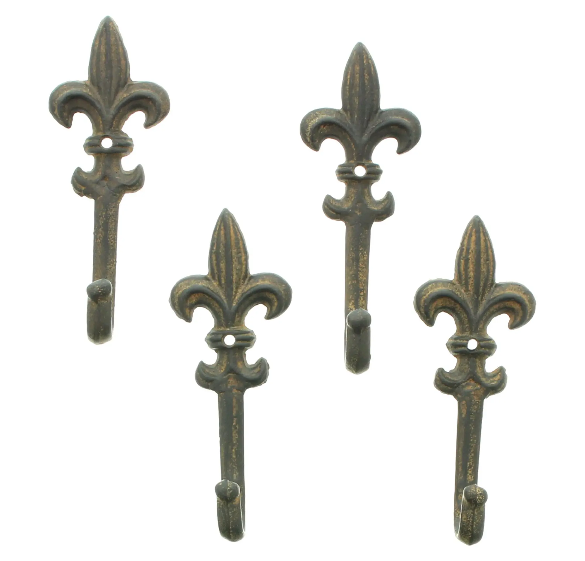 Acheter Lot de 4 crochets décoratifs "antique"  dans la boutique en ligne de Frank Flechtwaren pour Salle de bain