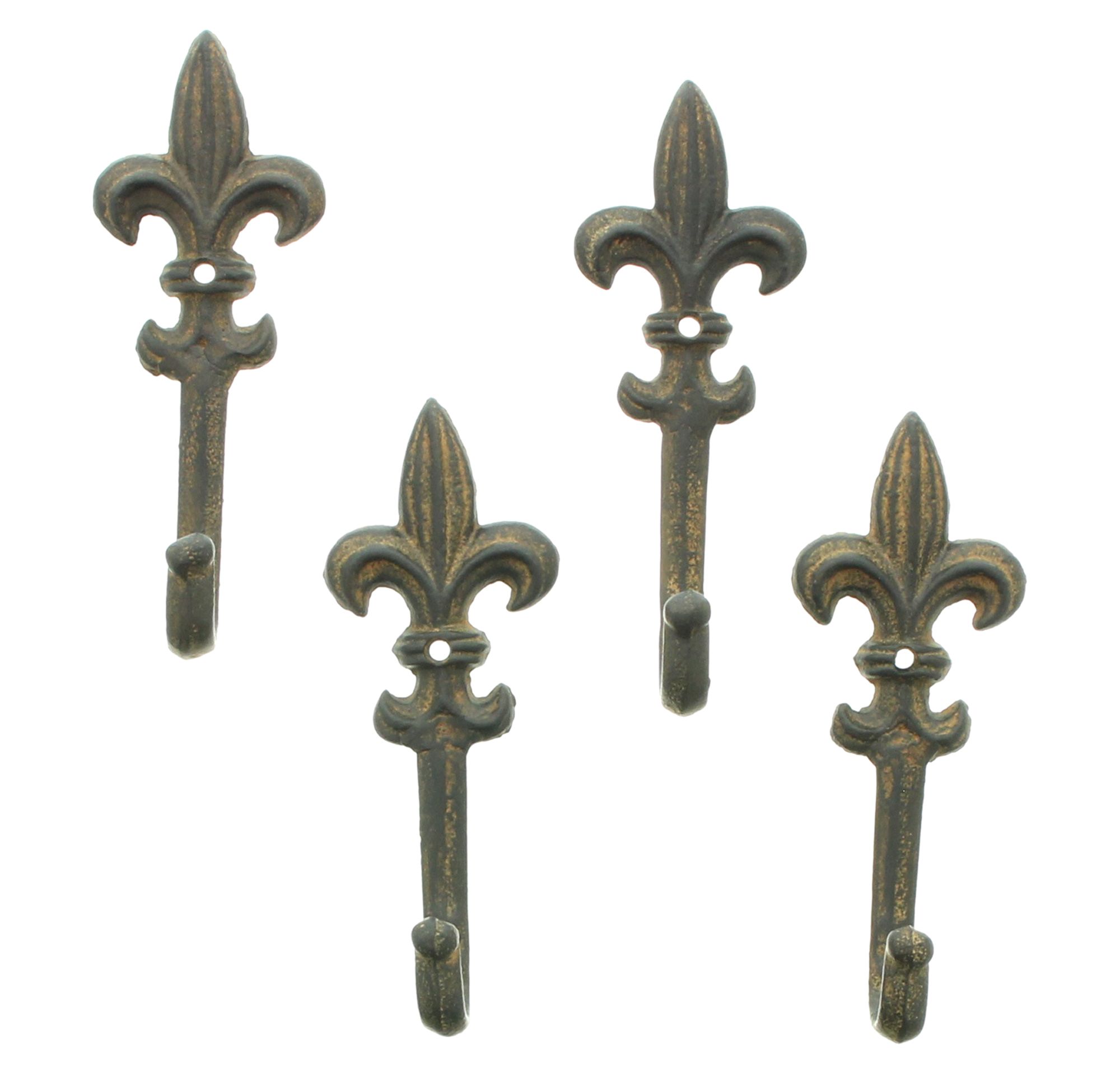 Acheter Lot de 4 crochets décoratifs "antique"  dans la boutique en ligne de Frank Flechtwaren pour Salle de bain