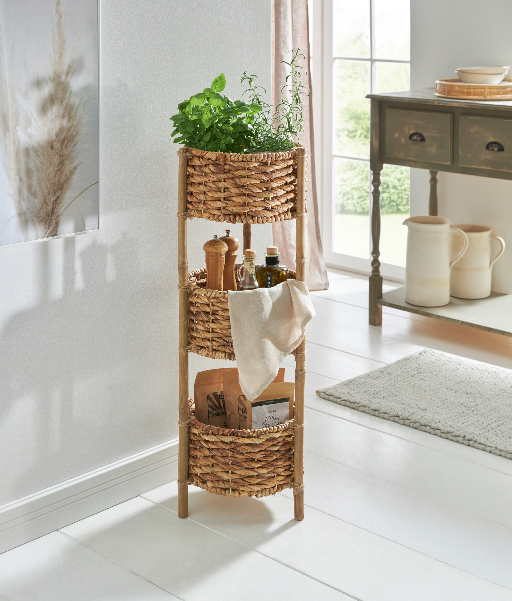Acheter Étagère-panier "jacinthe d'eau"  dans la boutique en ligne de Frank Flechtwaren