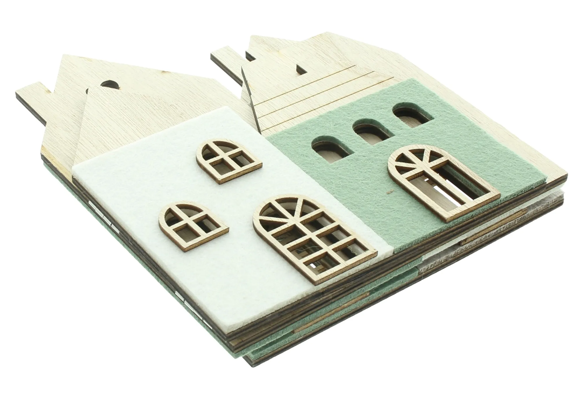 Acheter Maisons "voisinage"  dans la boutique en ligne de Frank Flechtwaren pour Tons pastel
