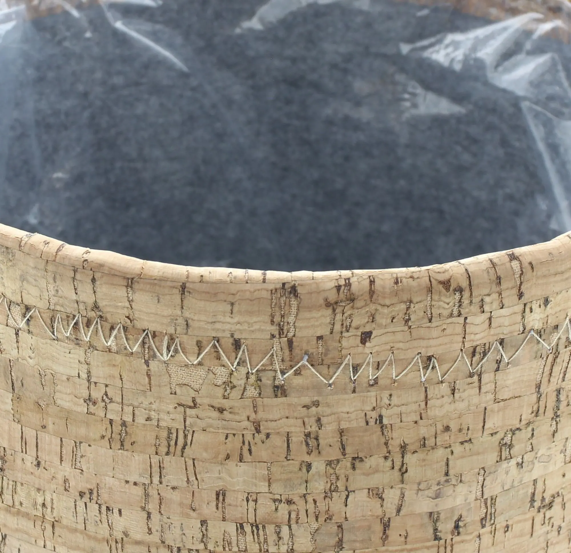 Acheter Lot de 2 cache-pots "liège"  dans la boutique en ligne de Frank Flechtwaren pour Jardinières