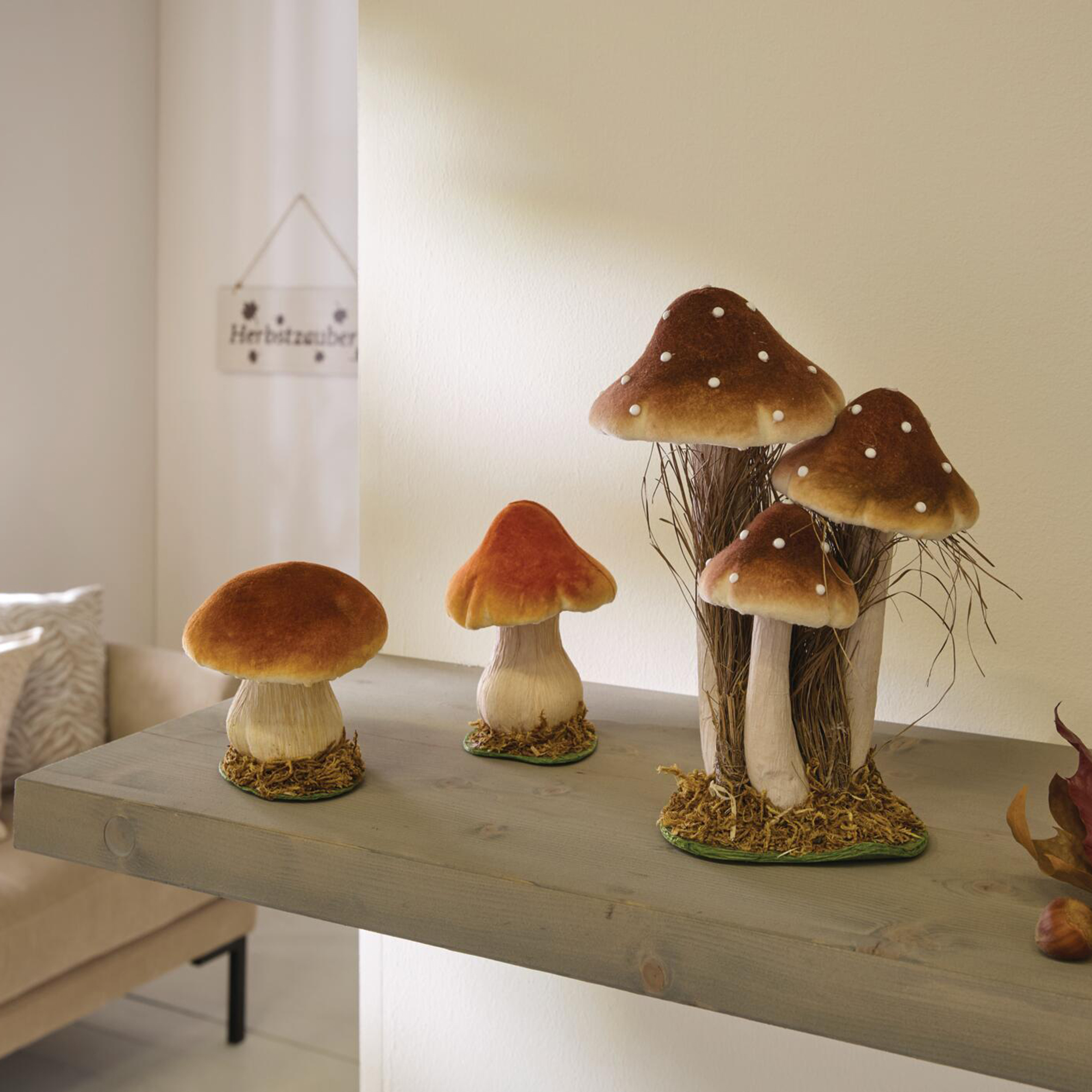 Acheter Décoration d'automne « Champignons »  dans la boutique en ligne de Frank Flechtwaren pour Champignons