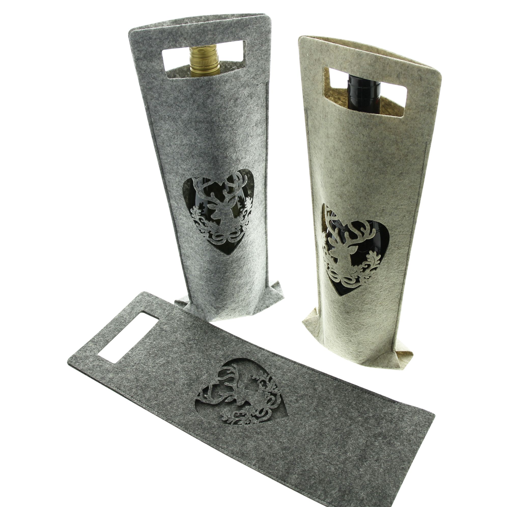 Acheter Lot de 3 pochettes cadeaux "cerf"  dans la boutique en ligne de Frank Flechtwaren pour Noël
