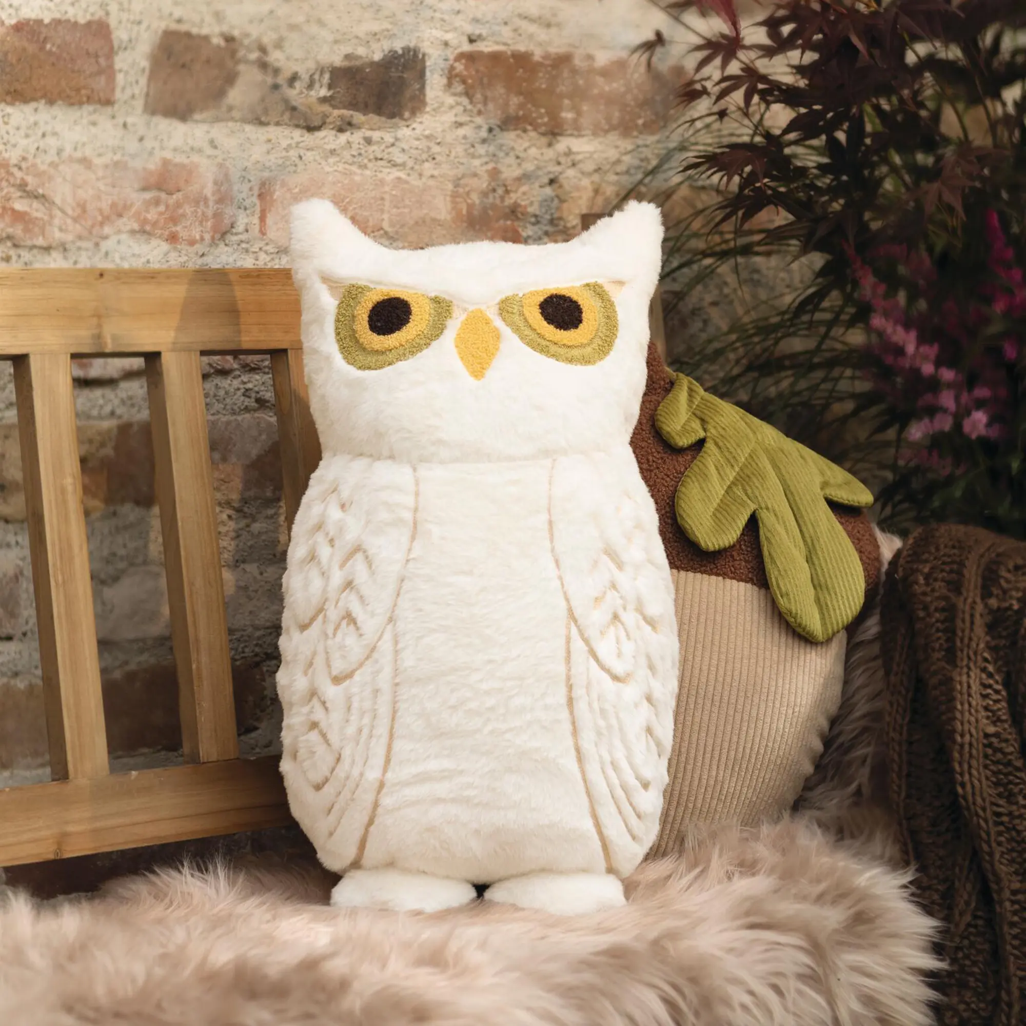 Acheter Coussin décoratif « Hibou »  dans la boutique en ligne de Frank Flechtwaren