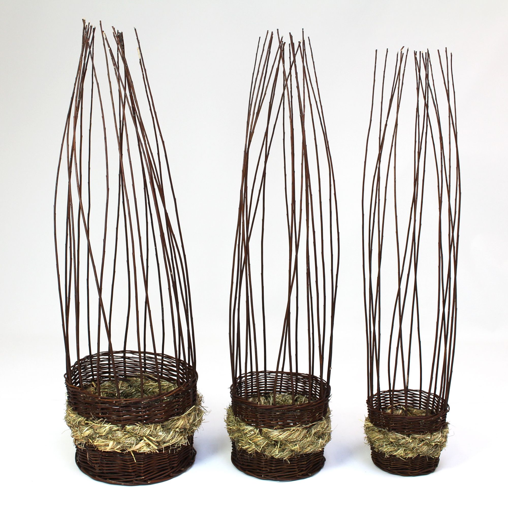Acheter Lot de 3 corbeilles à plantes "nature" dans la boutique en ligne de Frank Flechtwaren pour Automne Acheter Lot de 3 corbeilles à plantes "nature" dans la boutique en ligne de Frank Flechtwaren pour Automne