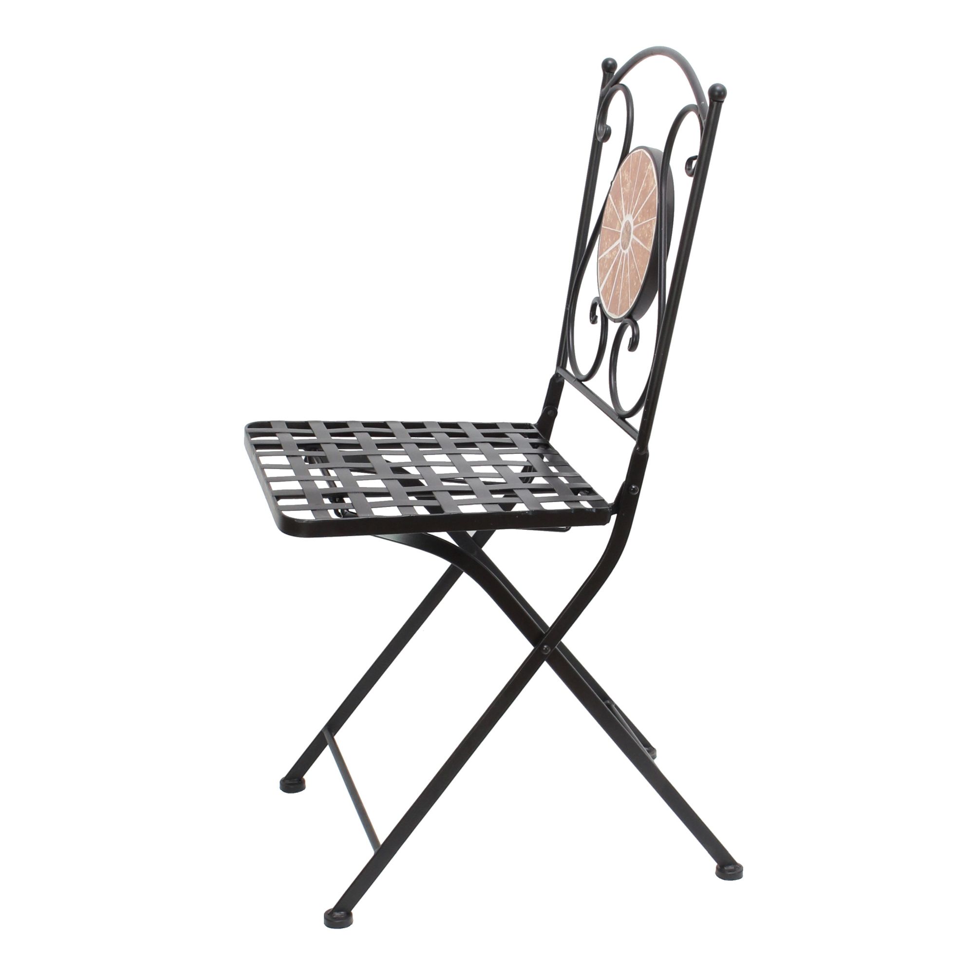Acheter Chaise pliante en métal "mosaïque"  dans la boutique en ligne de Frank Flechtwaren pour Fauteuils &amp; chaises