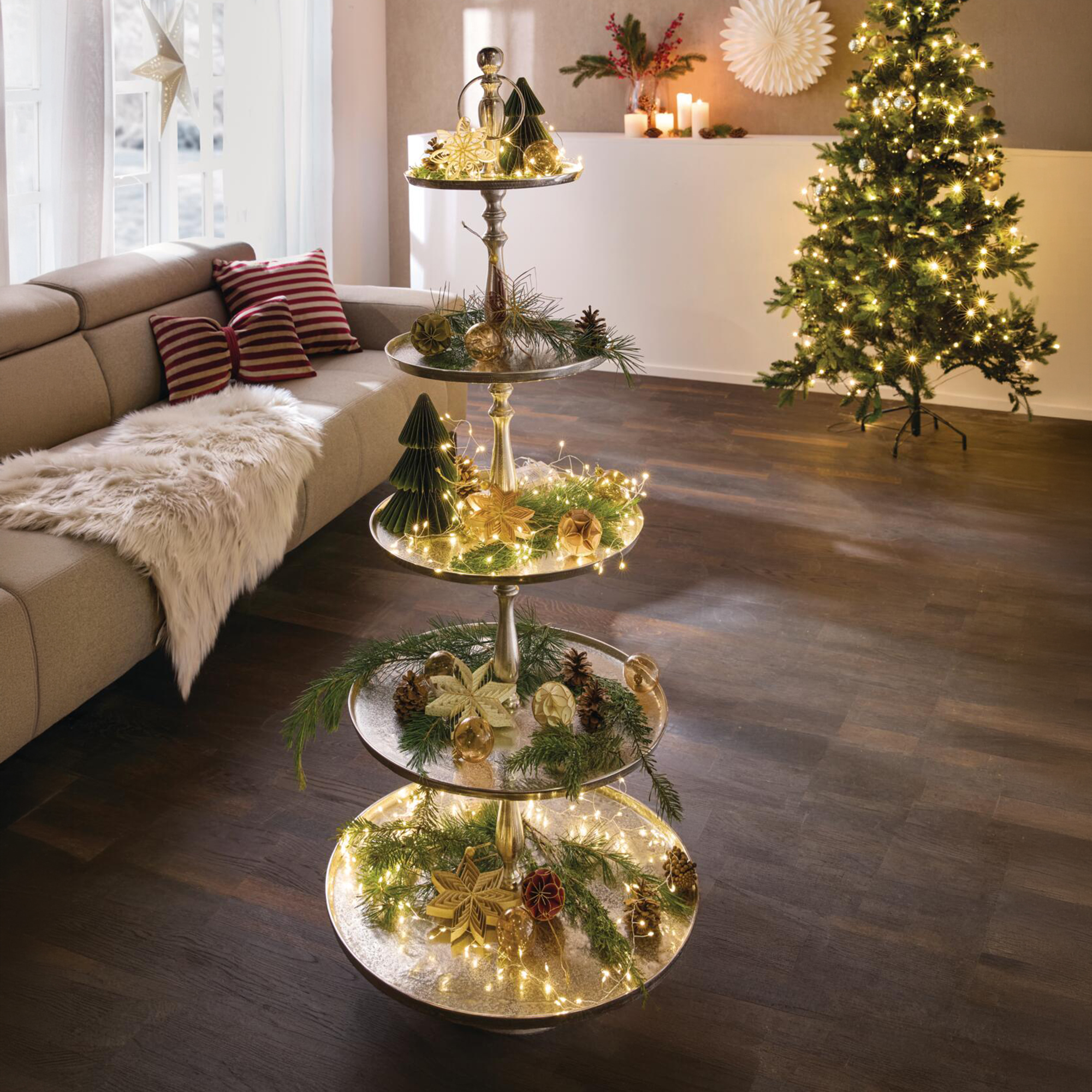 Acheter Étagère « Argentum »  dans la boutique en ligne de Frank Flechtwaren pour Colonnes décoratives