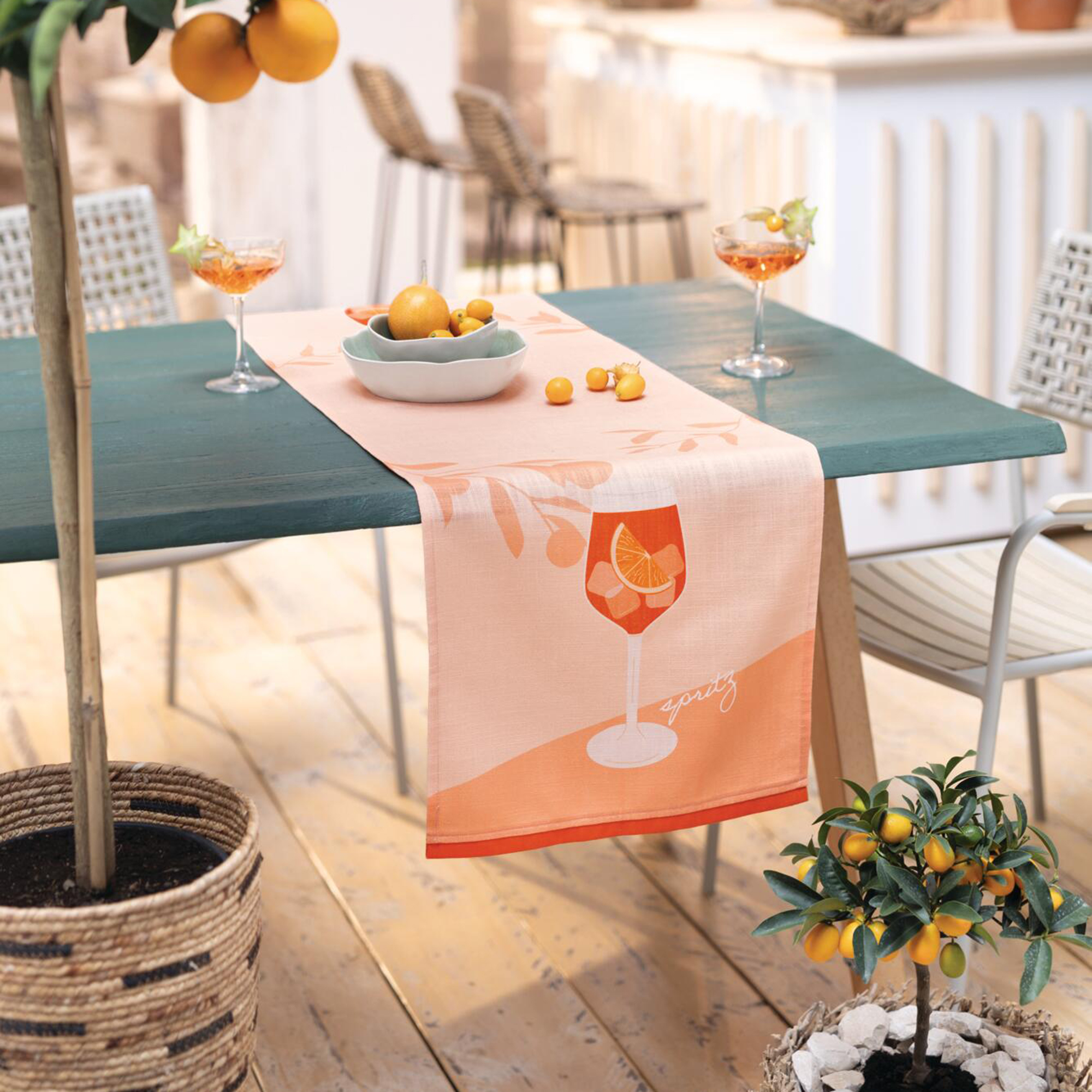 Acheter Chemin de table "spritz"  dans la boutique en ligne de Frank Flechtwaren