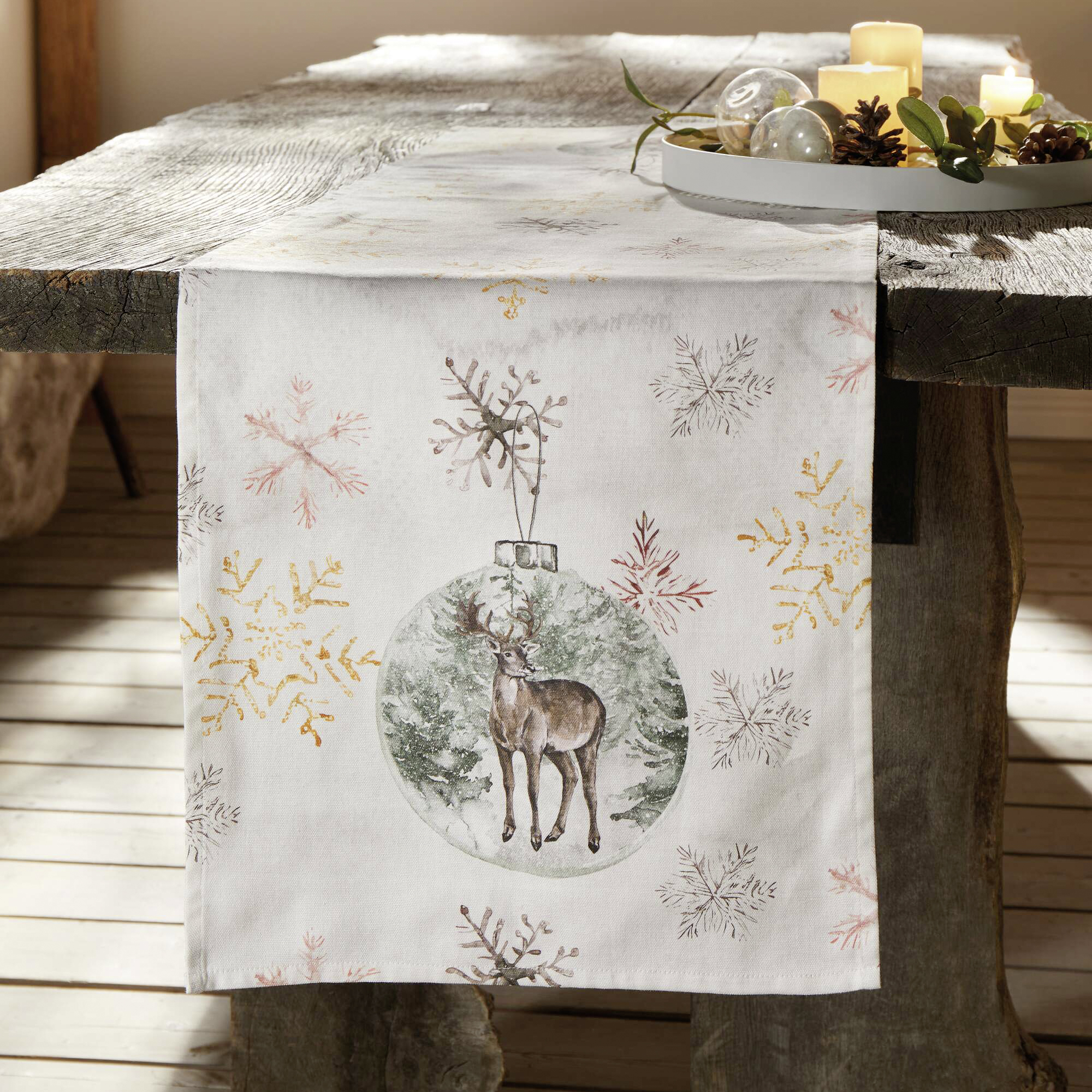Acheter Chemin de table "boule cerf"  dans la boutique en ligne de Frank Flechtwaren pour Automne
