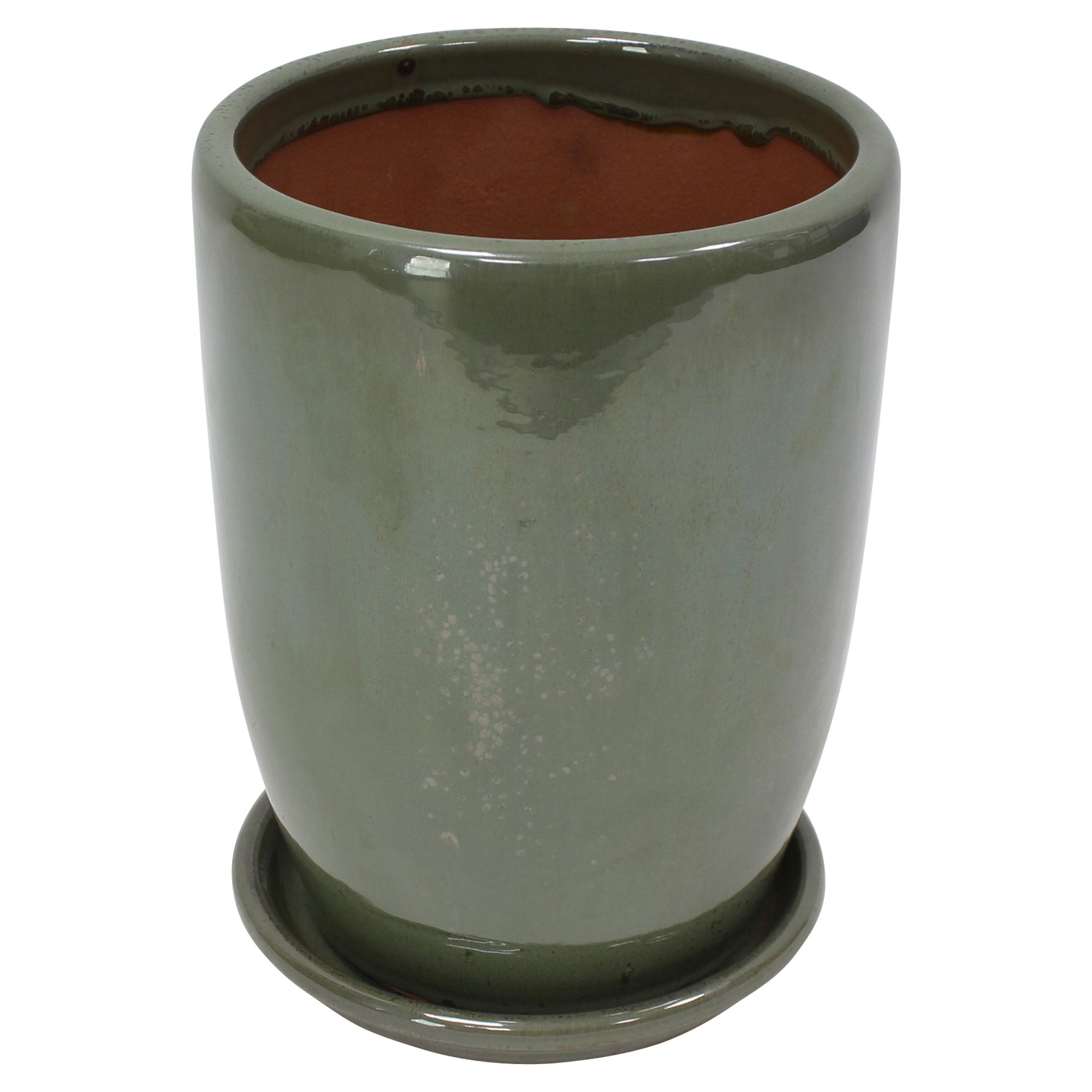 Acheter Pot de fleurs "Jardin d'oliviers"avec soucoupe, 2p  dans la boutique en ligne de Frank Flechtwaren pour Pots de fleurs