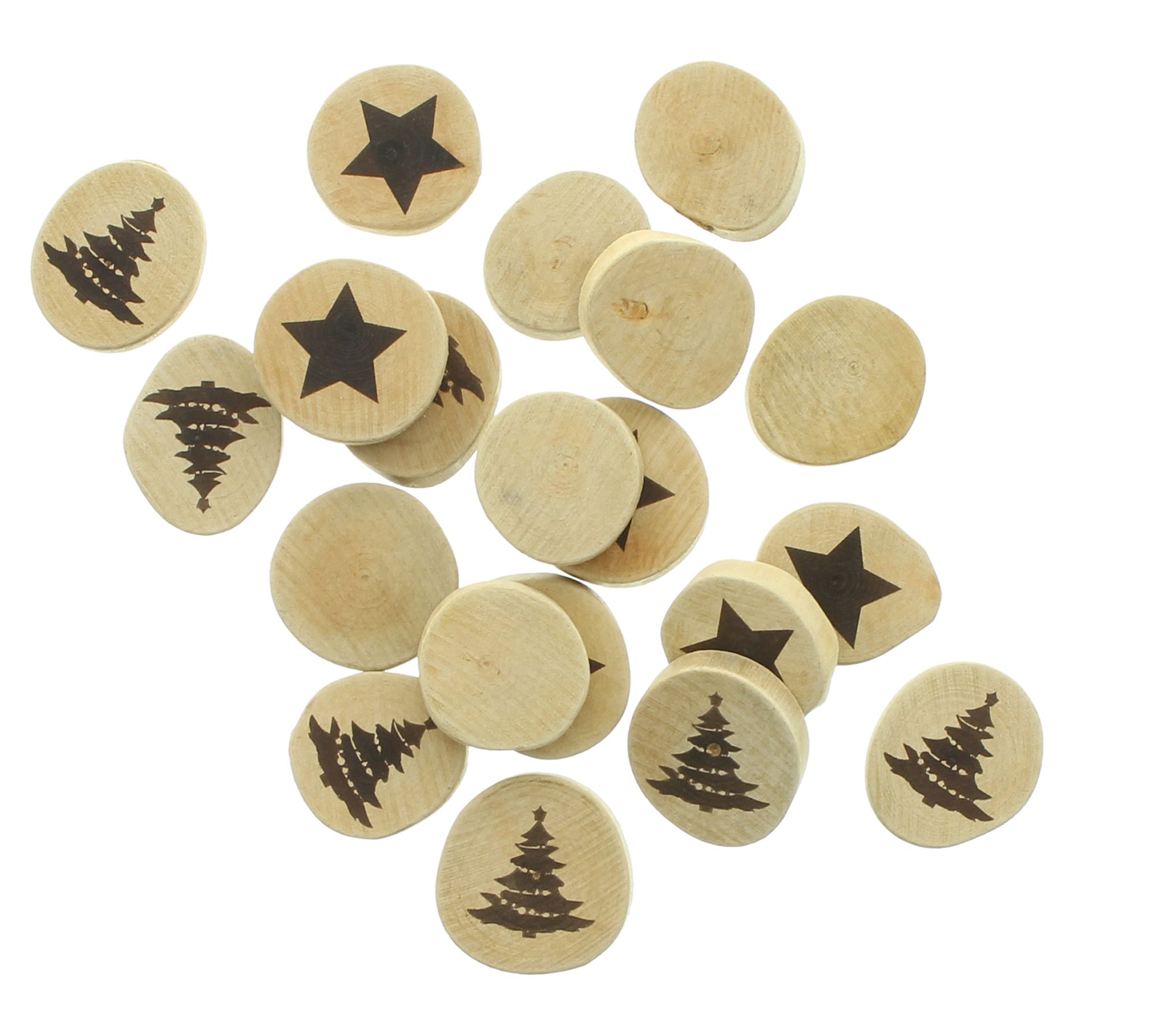 Acheter Confettis de table "étoile &amp; sapin", 20 pcs  dans la boutique en ligne de Frank Flechtwaren pour Noël