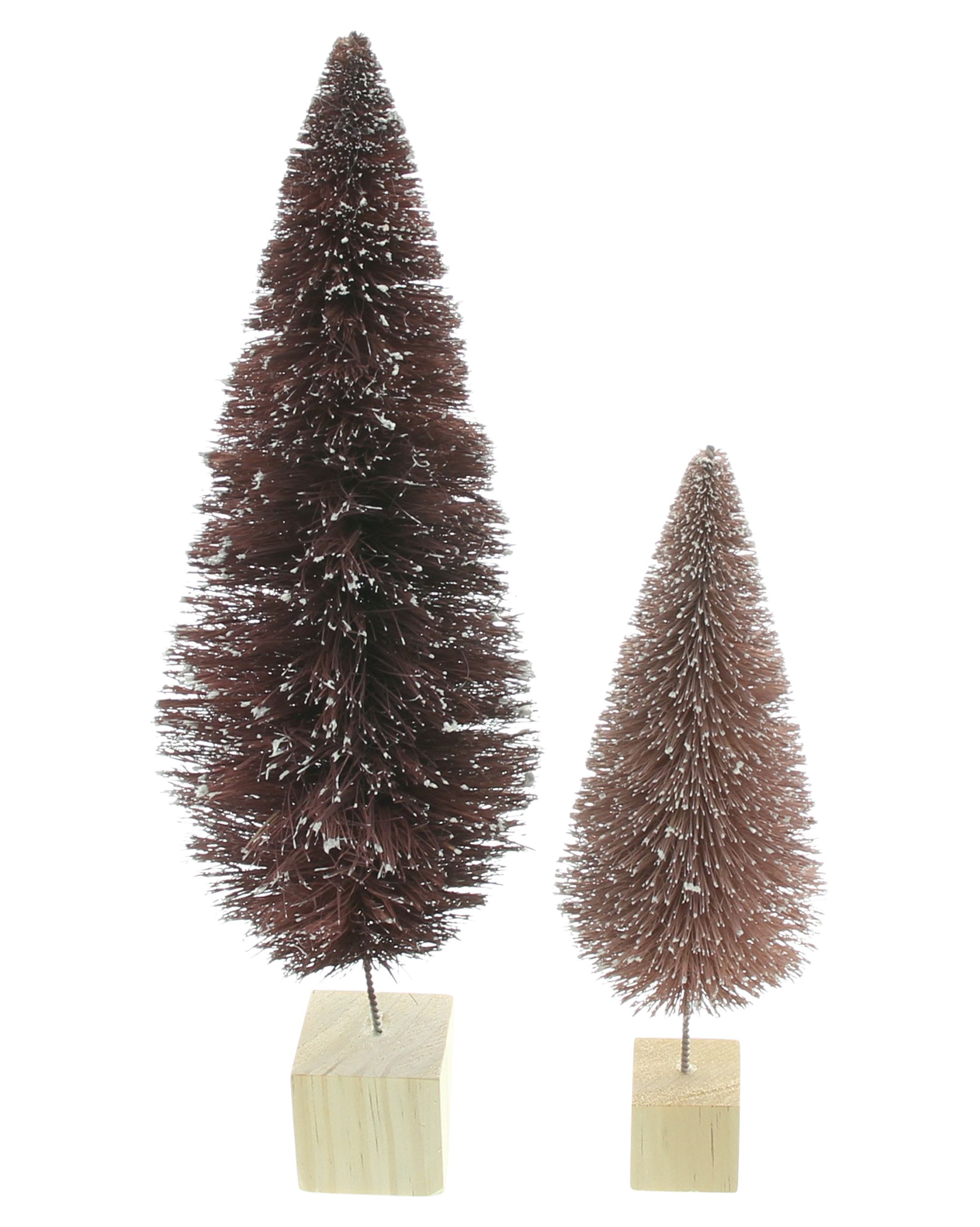 Acheter Lot de 2 sapins "rêve d'hiver"  dans la boutique en ligne de Frank Flechtwaren pour Noël
