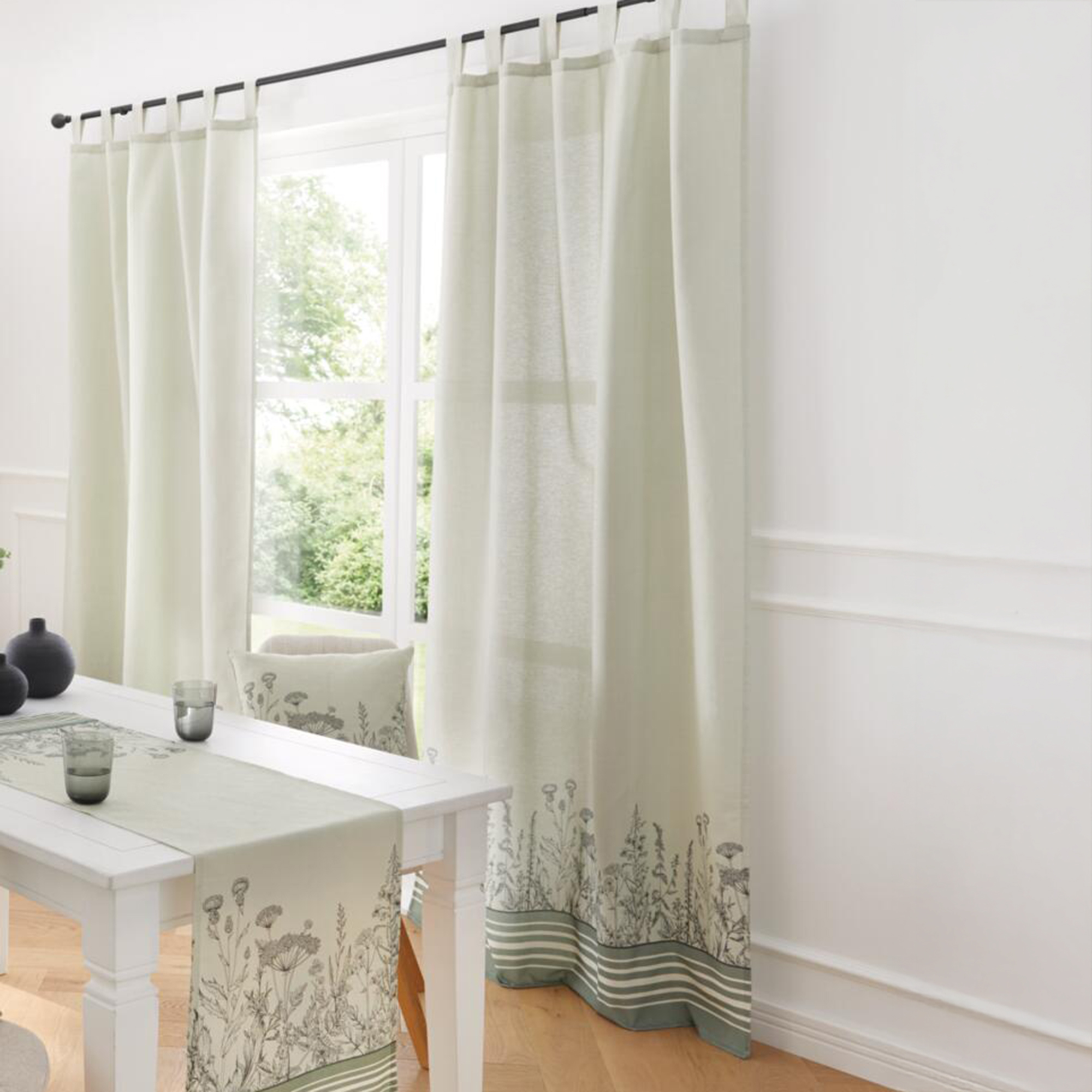 Acheter Rideau "fleurs des champs"  dans la boutique en ligne de Frank Flechtwaren